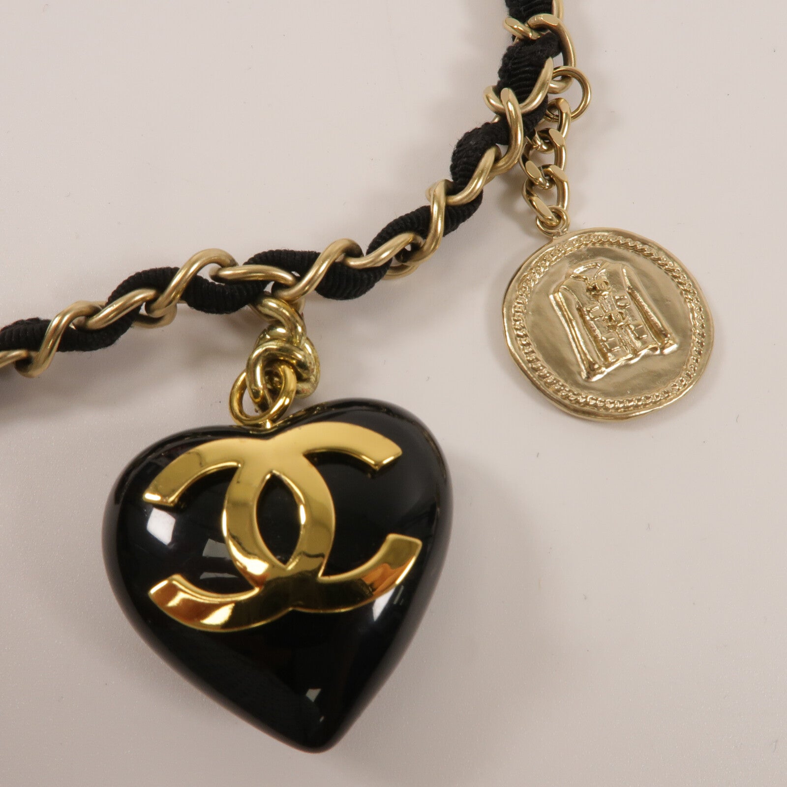 CHANEL 棉布Patchwork Flap鏈帶肩背袋