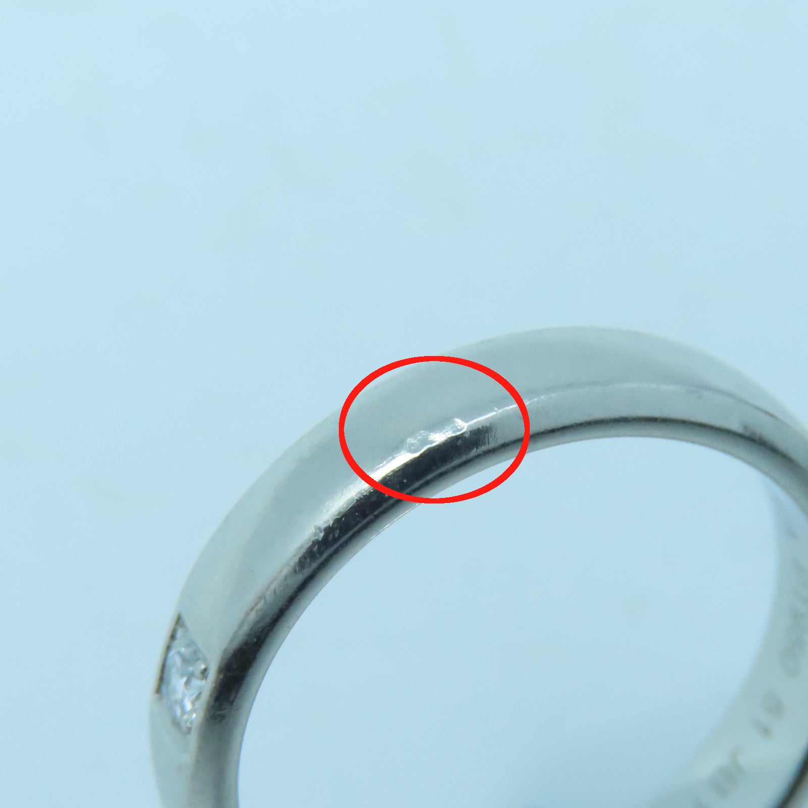Van Cleef & Arpels 【激減優惠】PT950鉑金Silver Ring戒指US#5.75