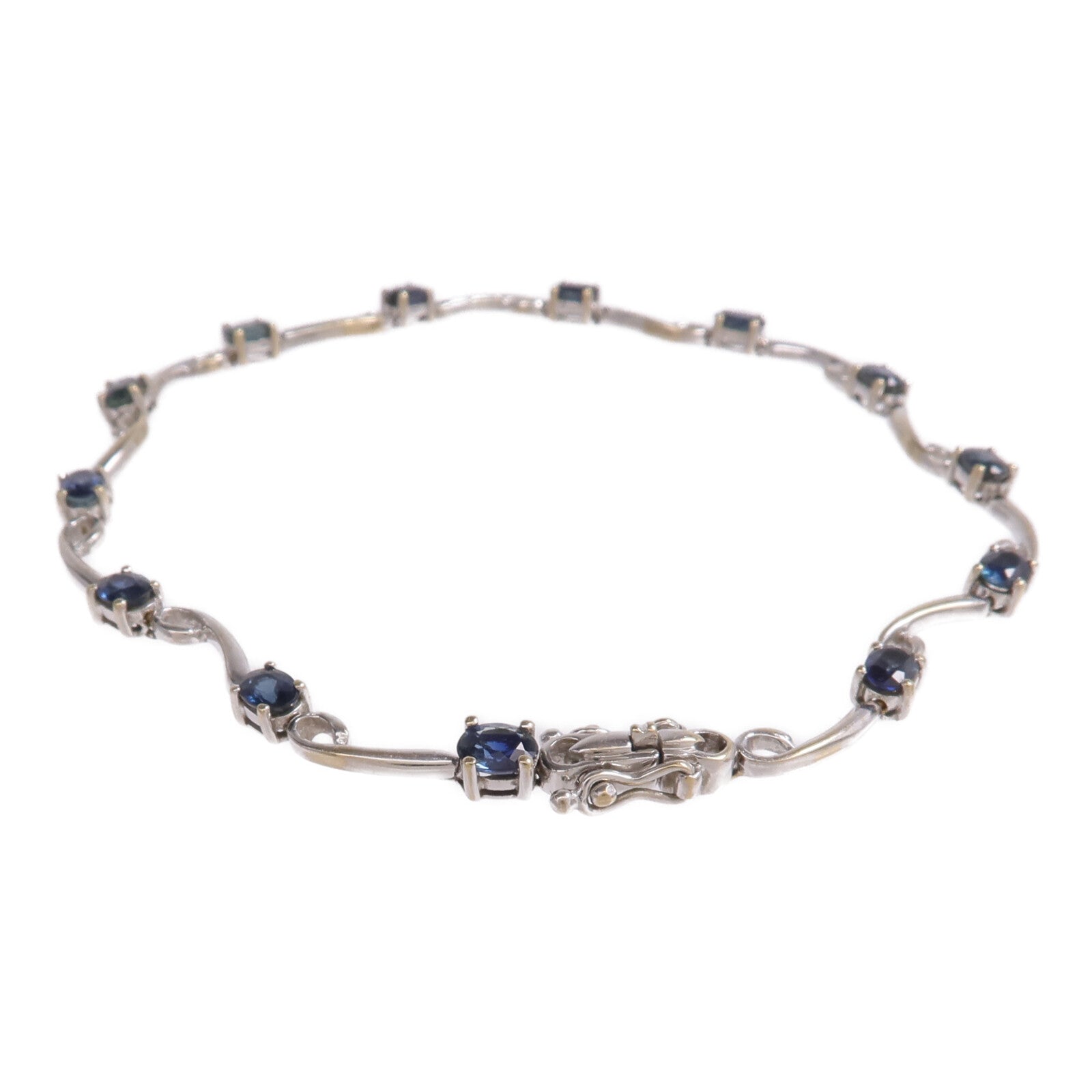 JEWELRY 18K白金Bracelet藍寶石手鏈