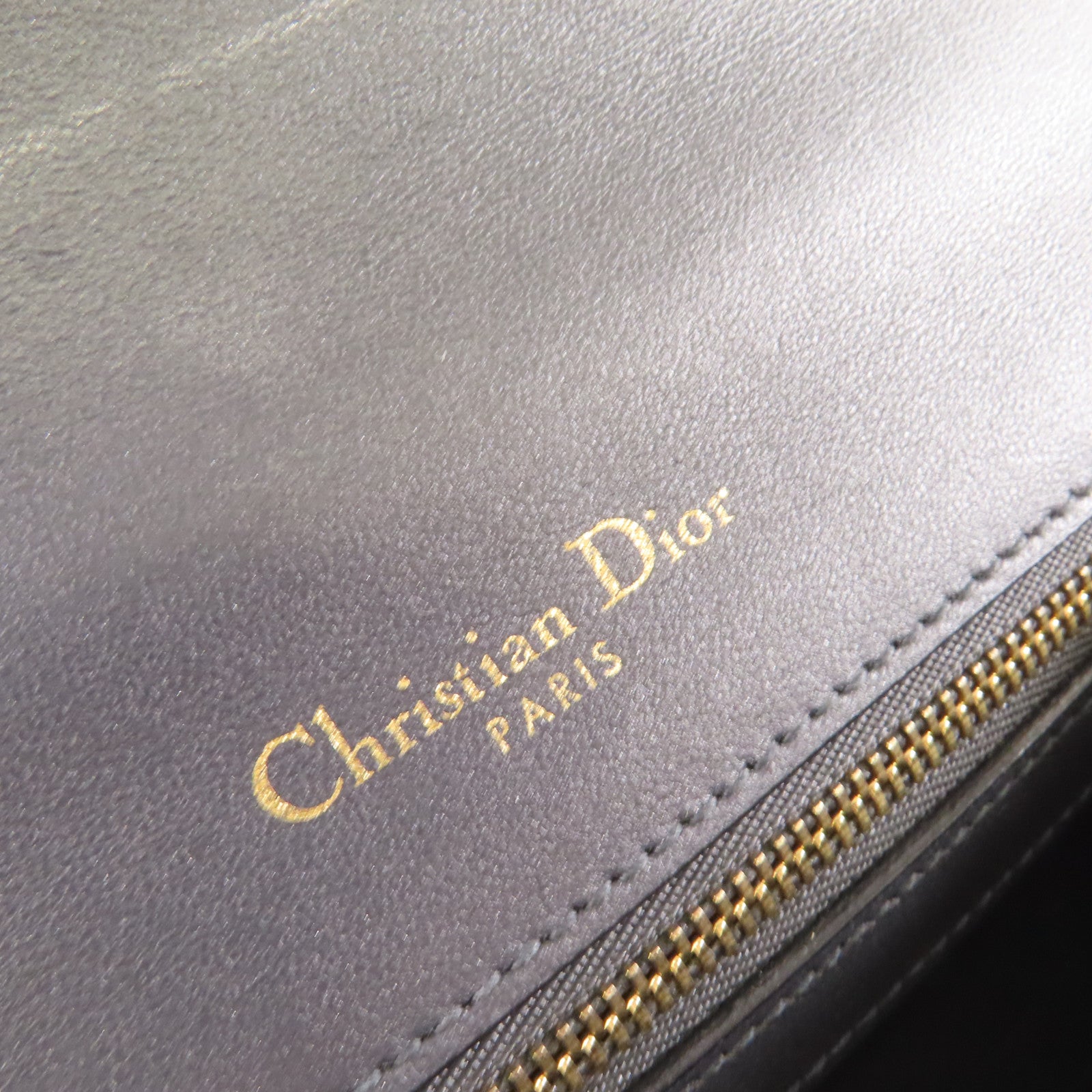 Dior 【清倉大減價】牛皮皮革Diorama Chain Shoulder Bag金扣鏈帶肩背袋銀色