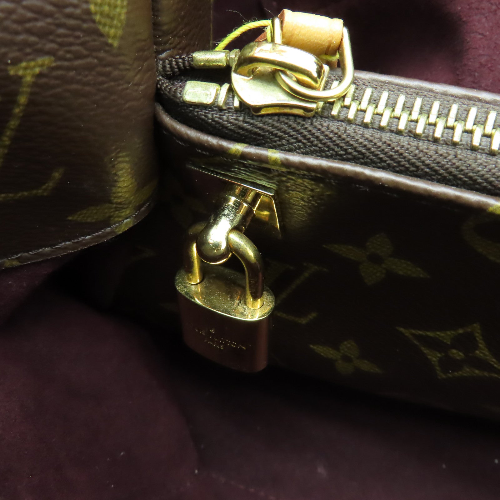 LOUIS VUITTON 【激減優惠】Monogram Montaigne MM金扣手挽肩背兩用袋啡色