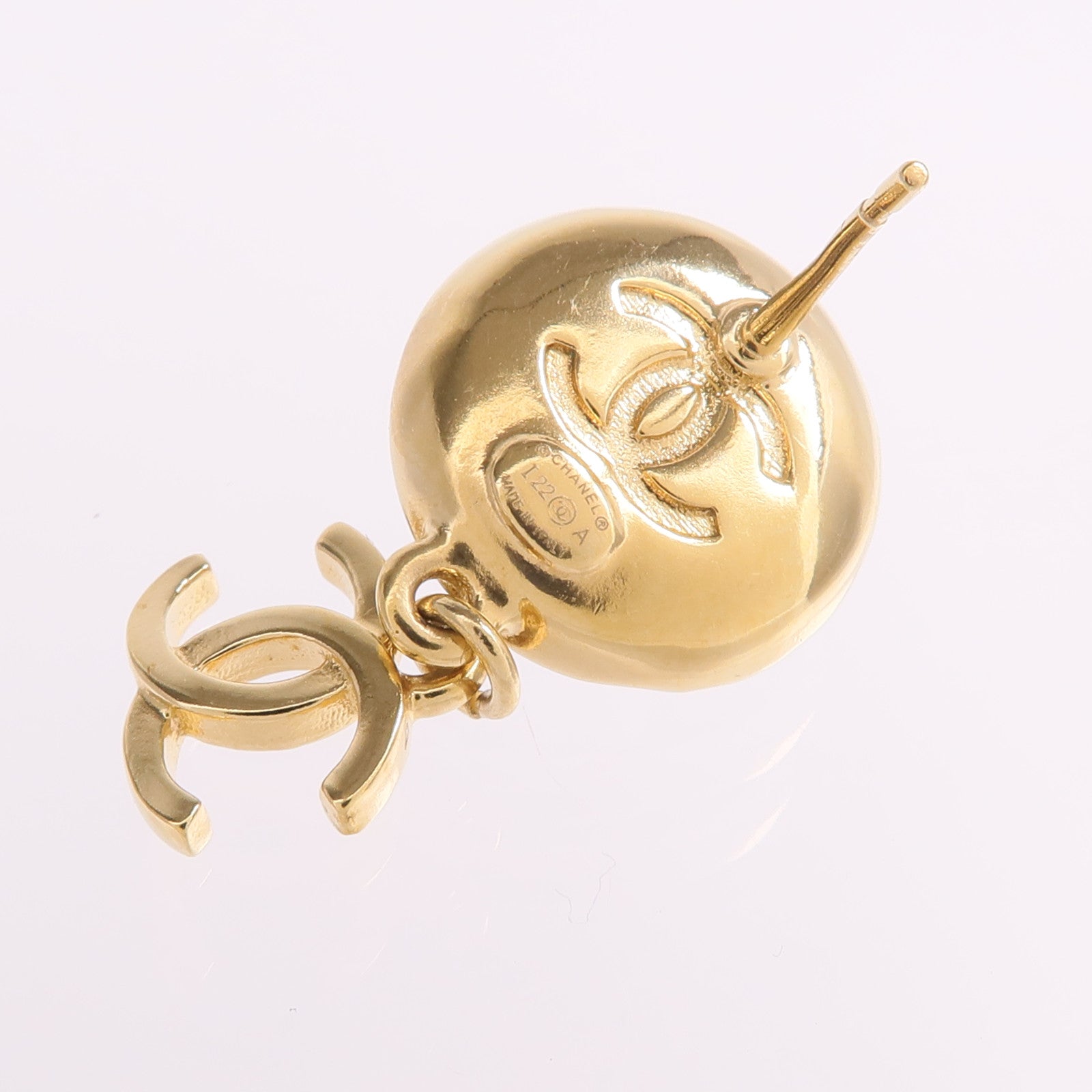 CHANEL 金屬/皮革Earrings耳環