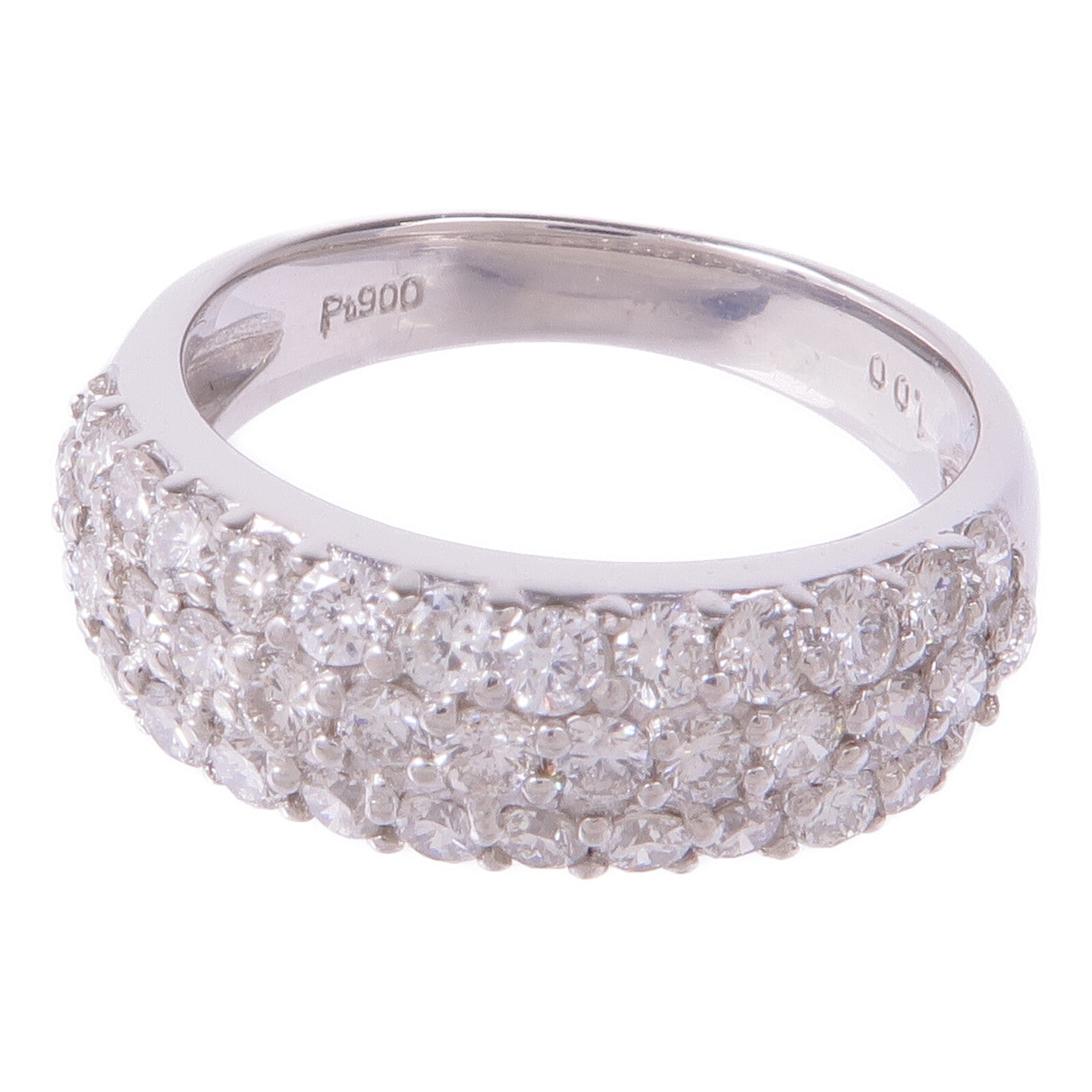 JEWELRY PT900鉑金Diamond Ring鑽石戒指US#5.5