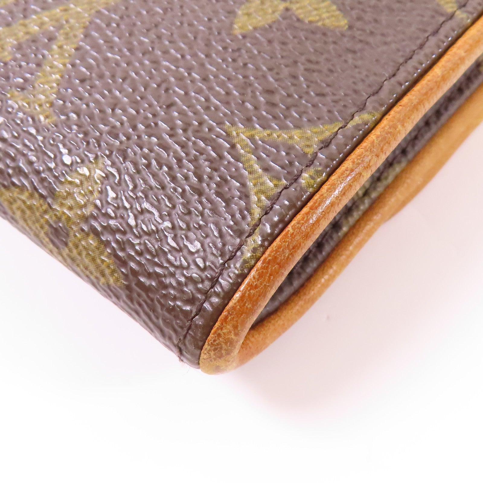 LOUIS VUITTON LV GHW Pochette Twin GM Shoulder Bag M51852 Monogram Brown