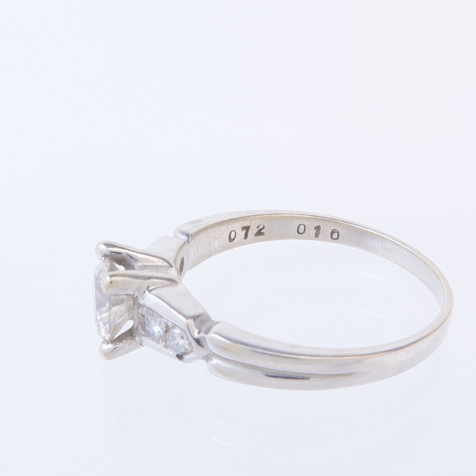 JEWELRY 【激減優惠】18K白金Diamond Ring鑽石戒指US#7.5