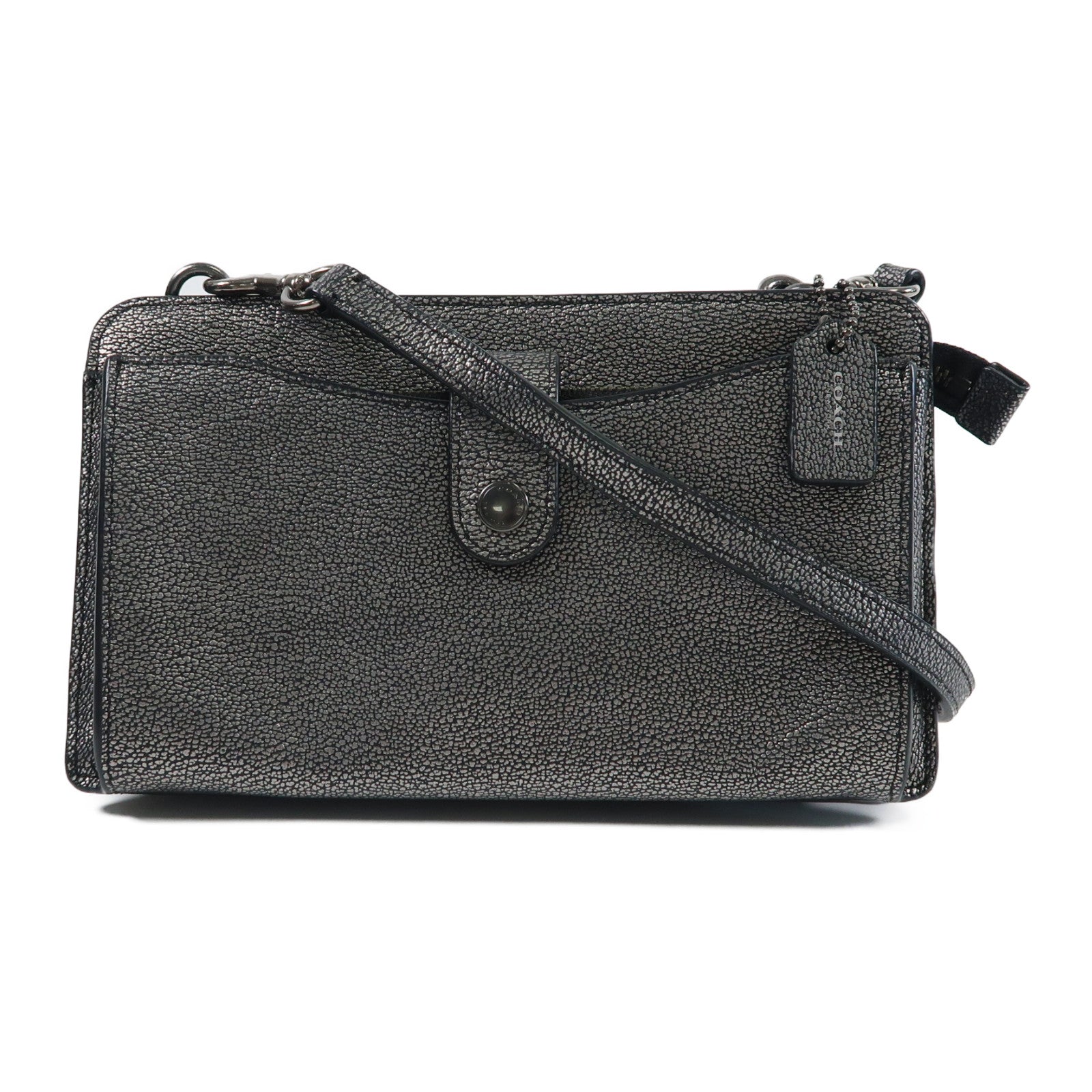 COACH 牛皮皮革Shoulder Bag肩背袋