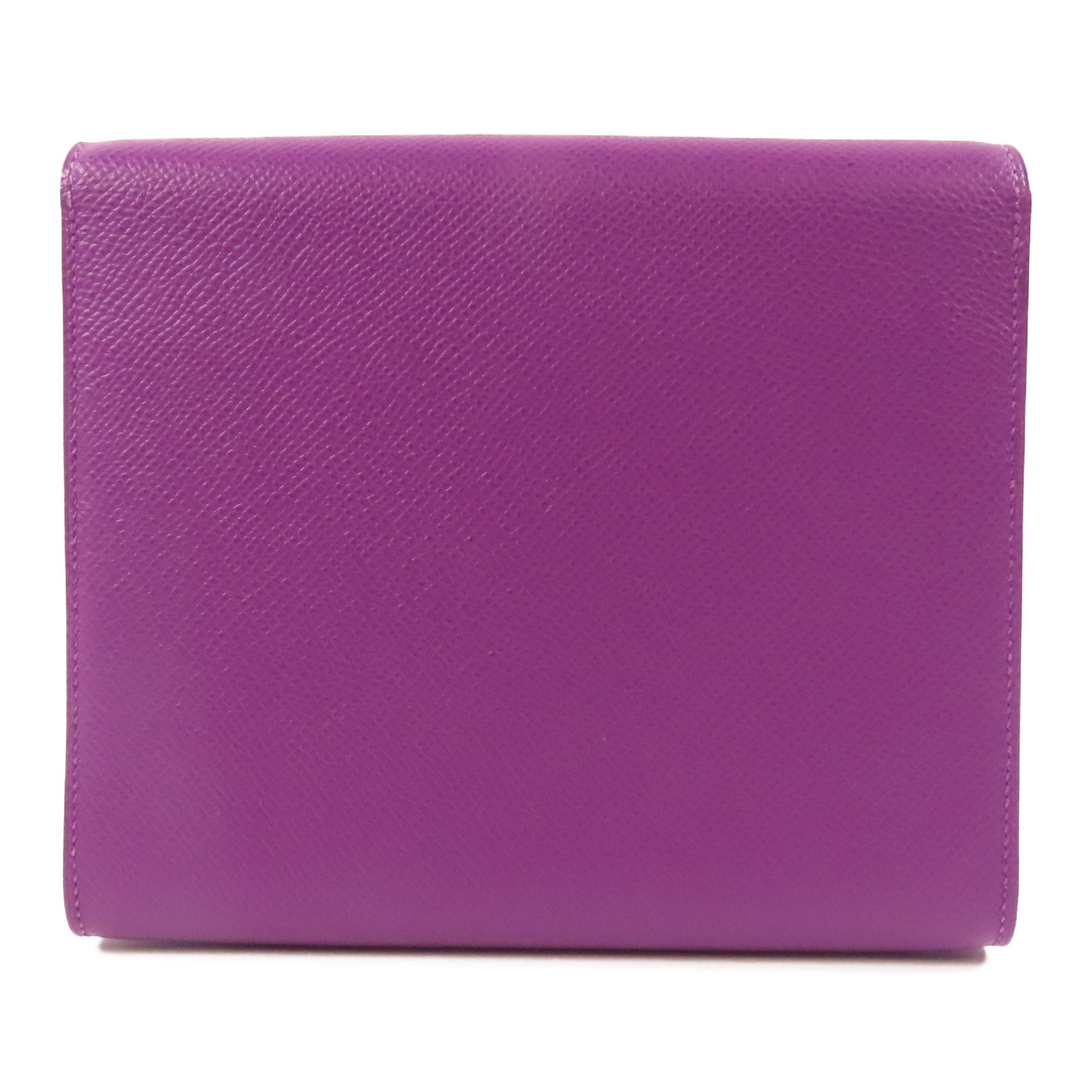 HERMES Epsom皮革Clic 16金扣肩背袋Anemone/紫色