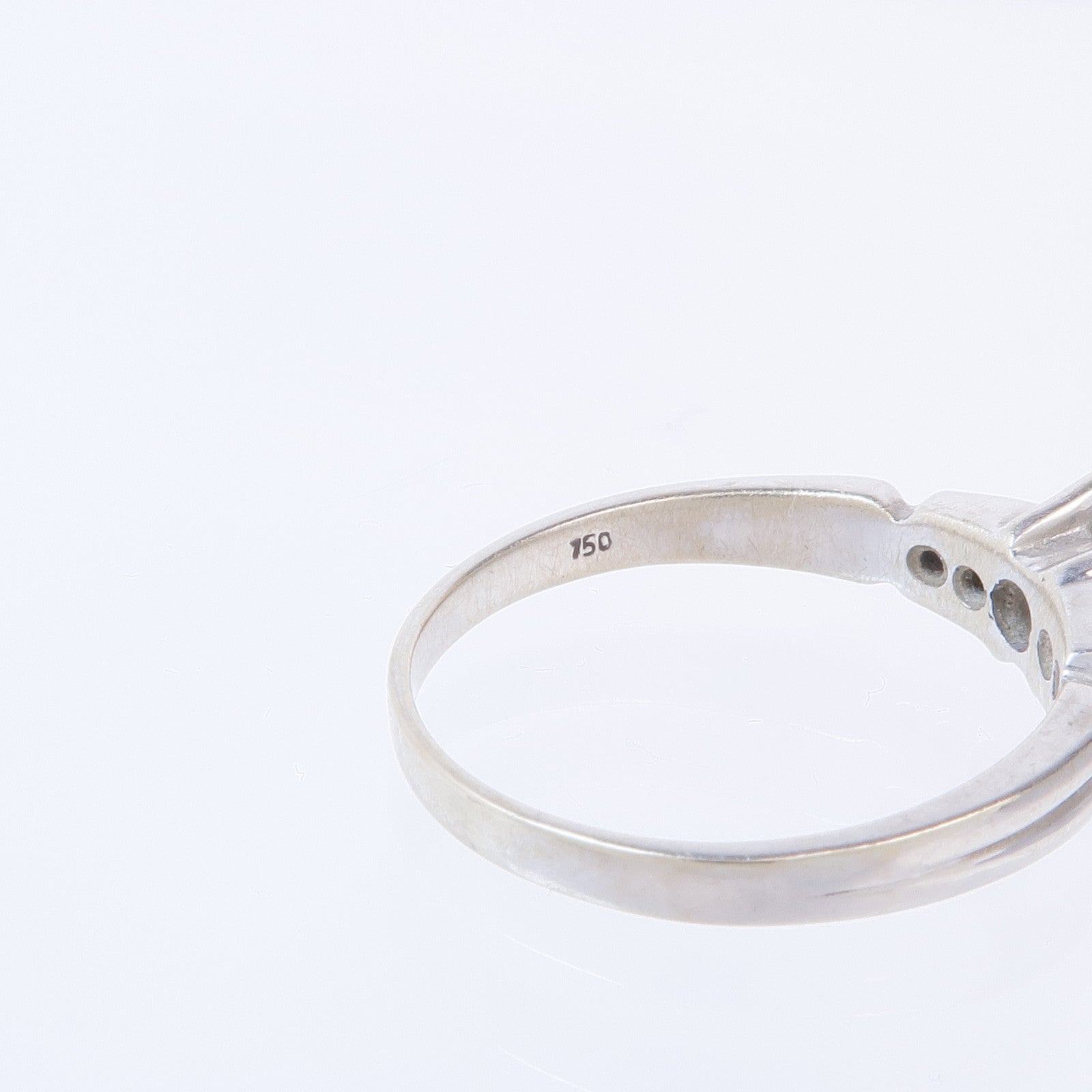 JEWELRY 【激減優惠】18K白金Diamond Ring鑽石戒指US#7.5