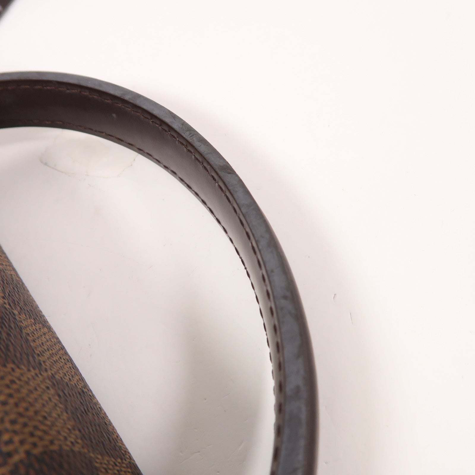 LOUIS VUITTON Damier Croisette金扣手挽肩背兩用袋