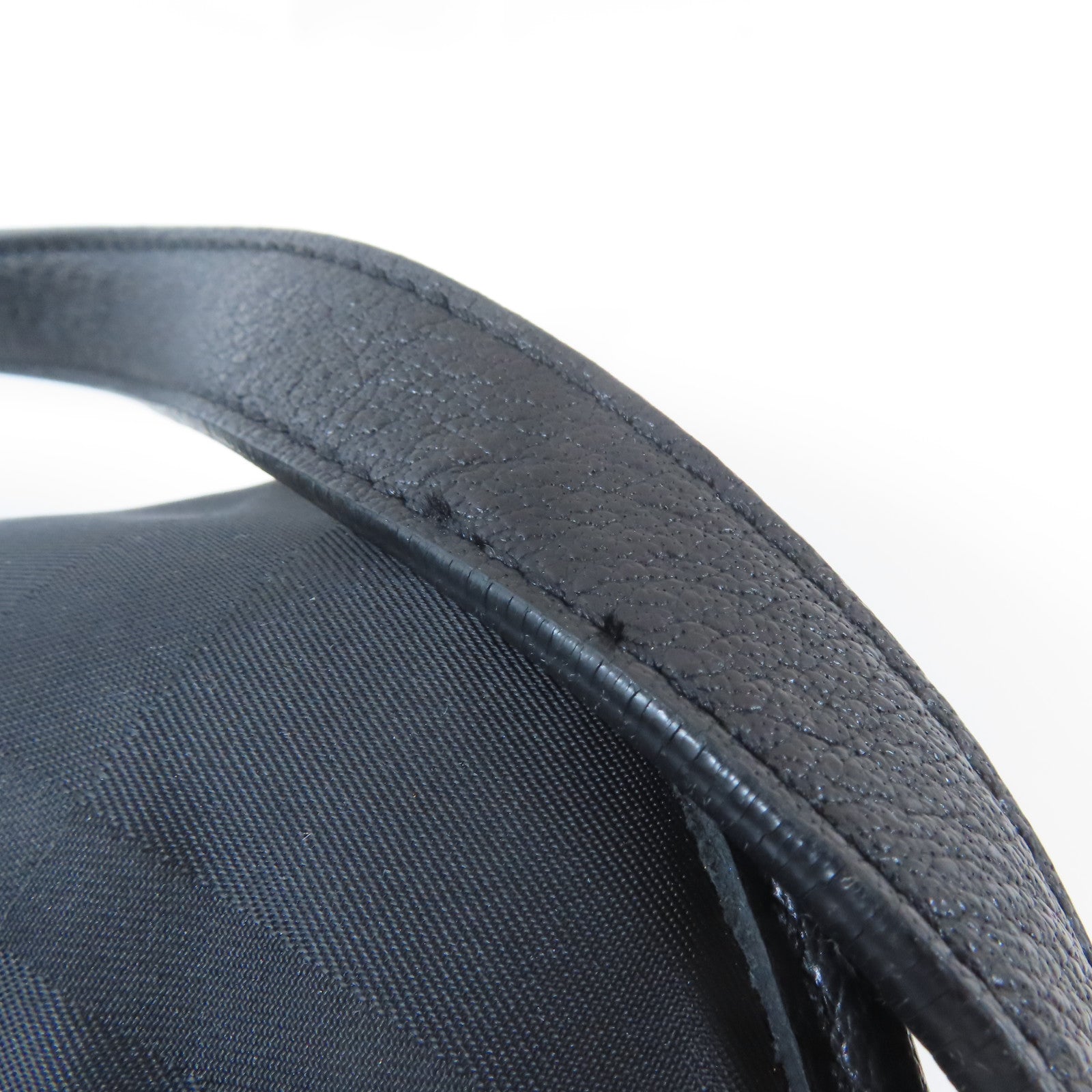 BURBERRY 尼龍2 Way Shoulder Bag銀扣手挽肩背兩用袋黑色