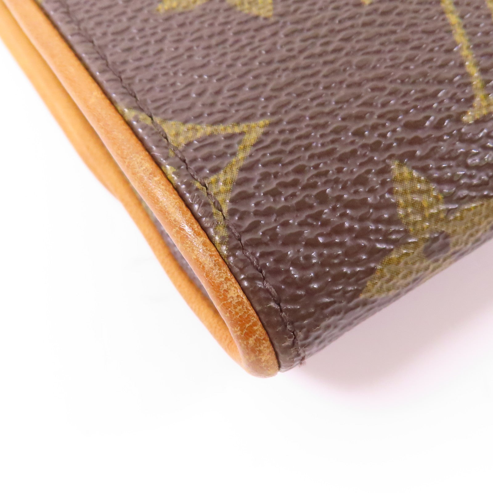 LOUIS VUITTON LV GHW Pochette Twin GM Shoulder Bag M51852 Monogram Brown