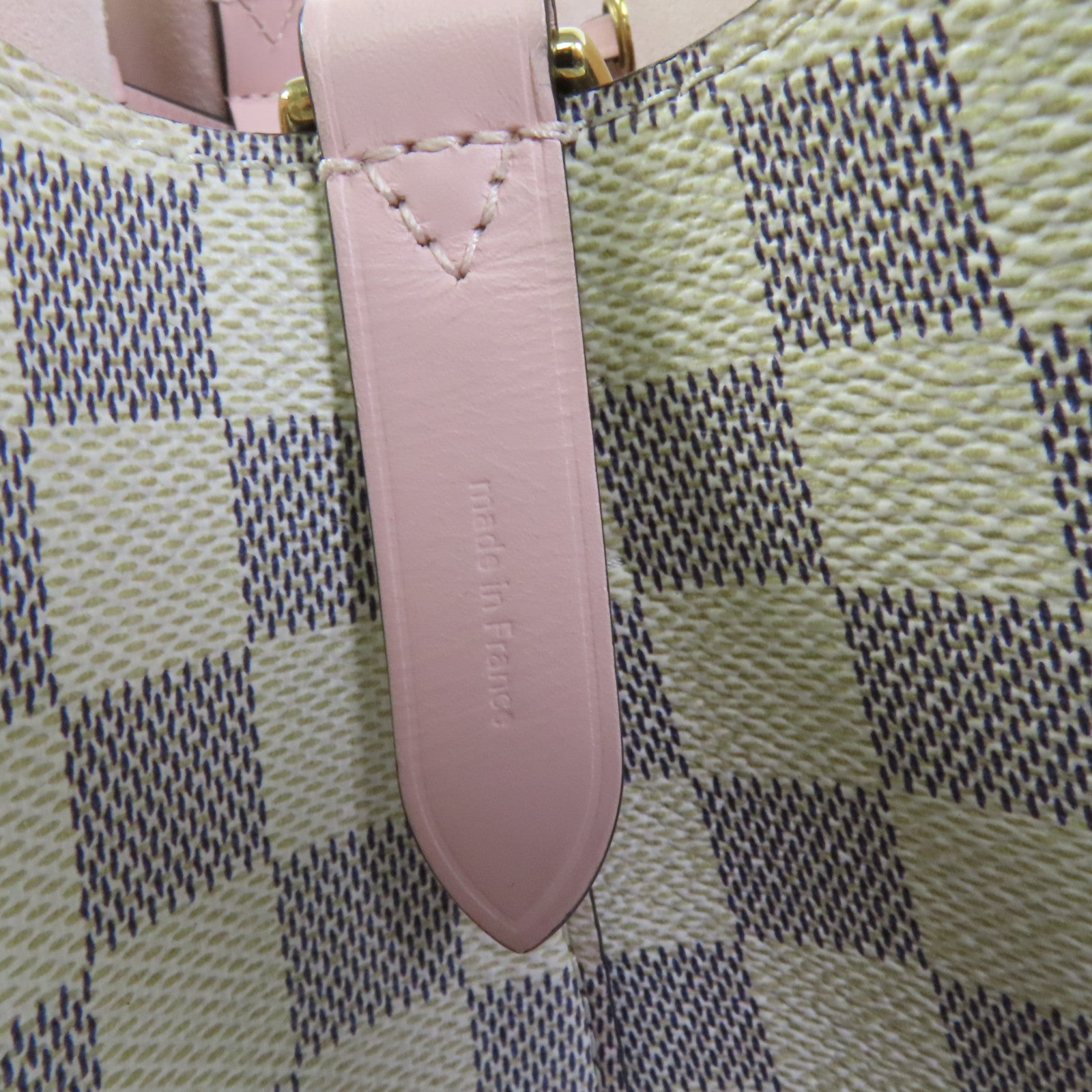 LOUIS VUITTON Damier Azur Neo Noe金扣肩背袋白色