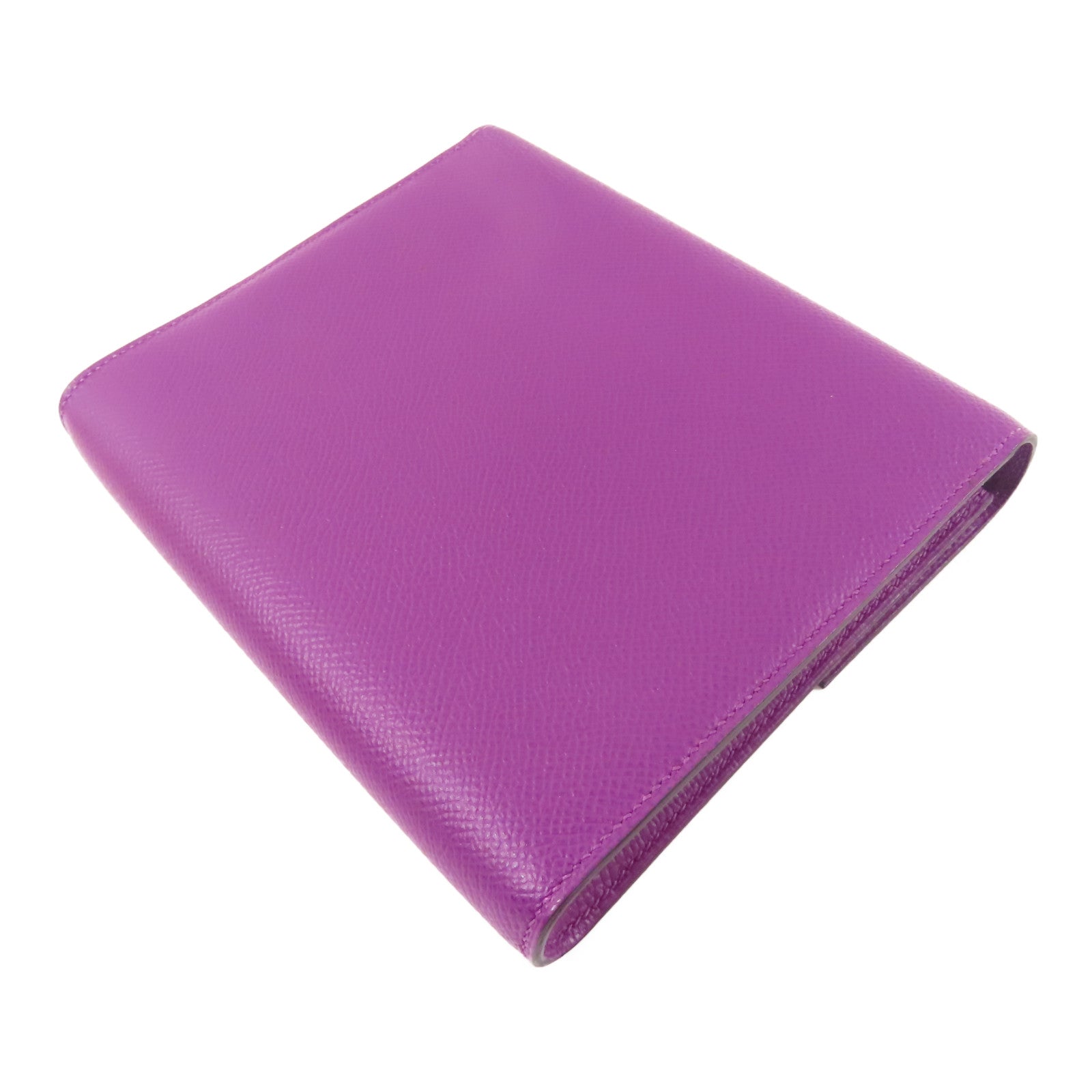 HERMES Epsom皮革Clic 16金扣肩背袋Anemone/紫色