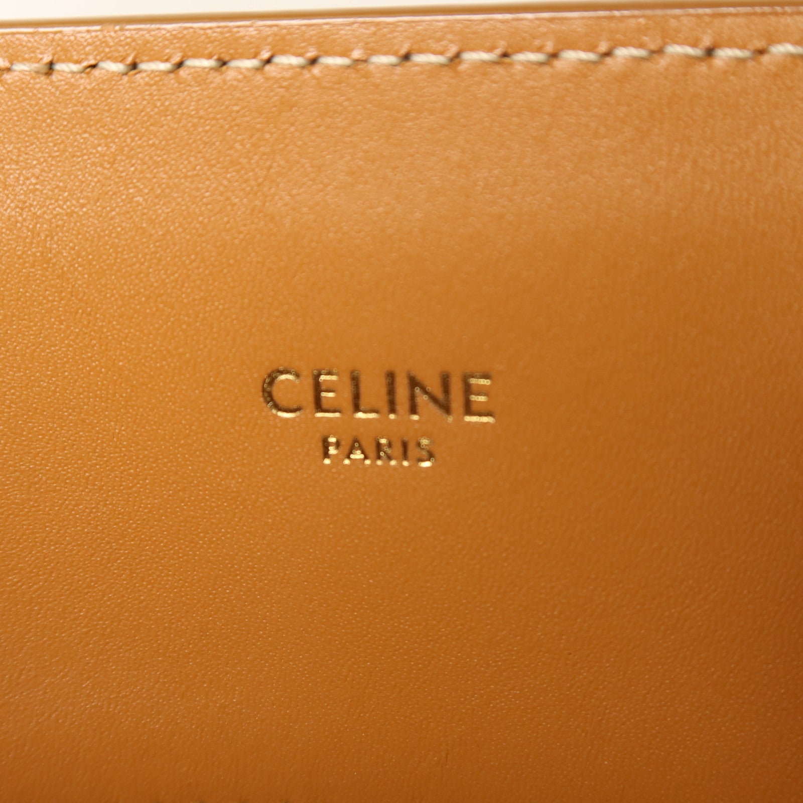 CELINE 【激減優惠】帆布/皮革Cabas金扣手挽肩背兩用袋