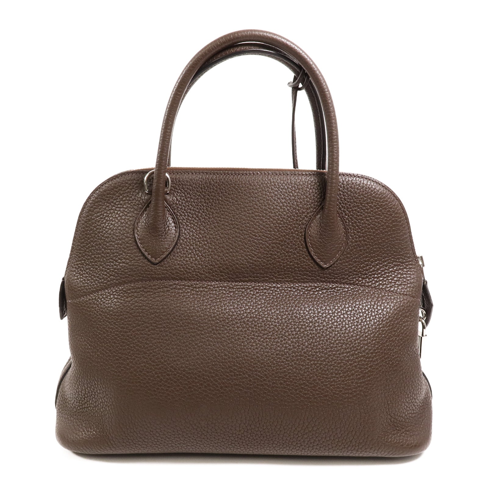 HERMES Togo皮革Bolide 31手挽肩背兩用袋Chocolat