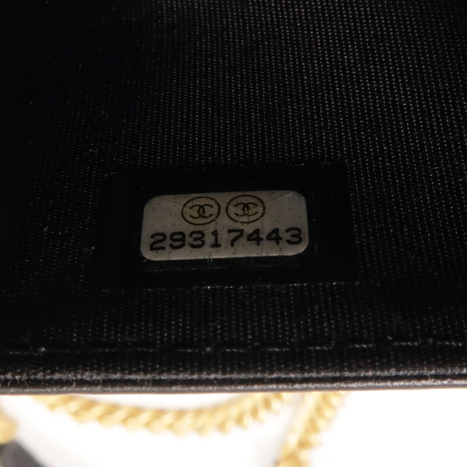 CHANEL 牛皮皮革Boy Wallet On Chain鏈帶肩背袋
