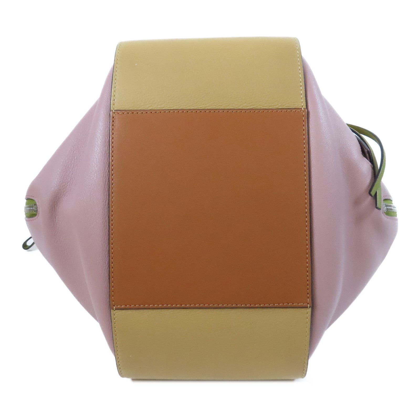 LOEWE 【激減優惠】牛皮皮革Hammock Small Bag銀扣手挽袋啡色/綠色/粉紅色