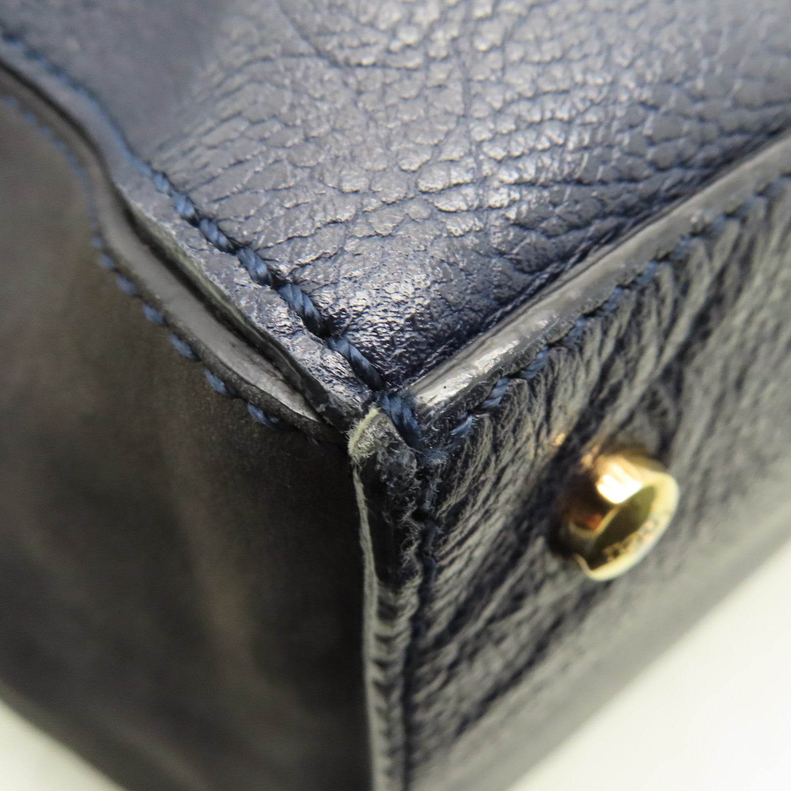 TOD’S 【清倉大減價】牛皮皮革2Way Shoulder Bag手挽肩背兩用袋寶藍色