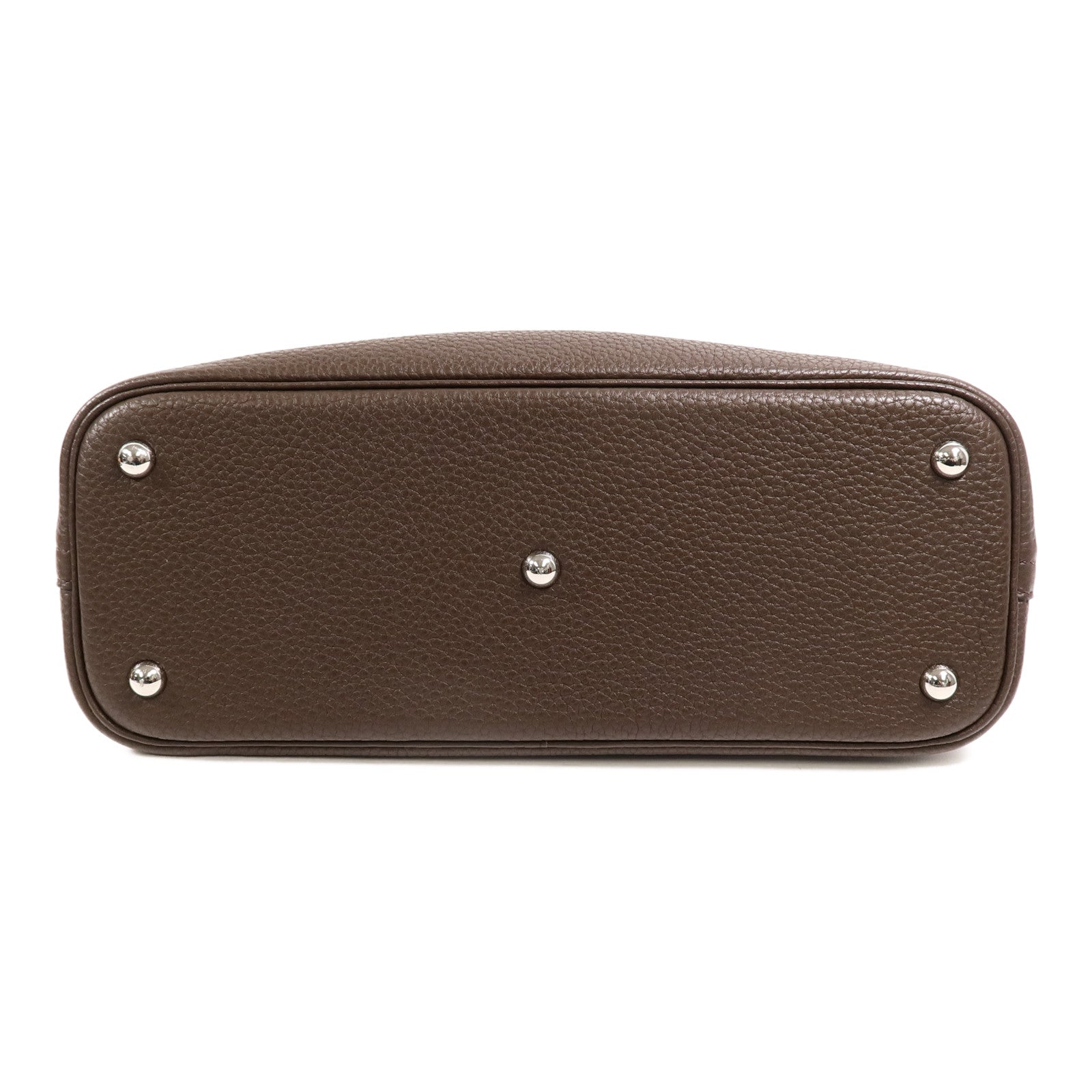 HERMES Togo皮革Bolide 31手挽肩背兩用袋Chocolat