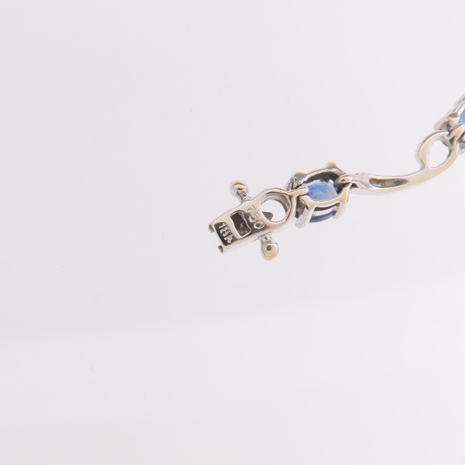 JEWELRY 18K白金Bracelet藍寶石手鏈