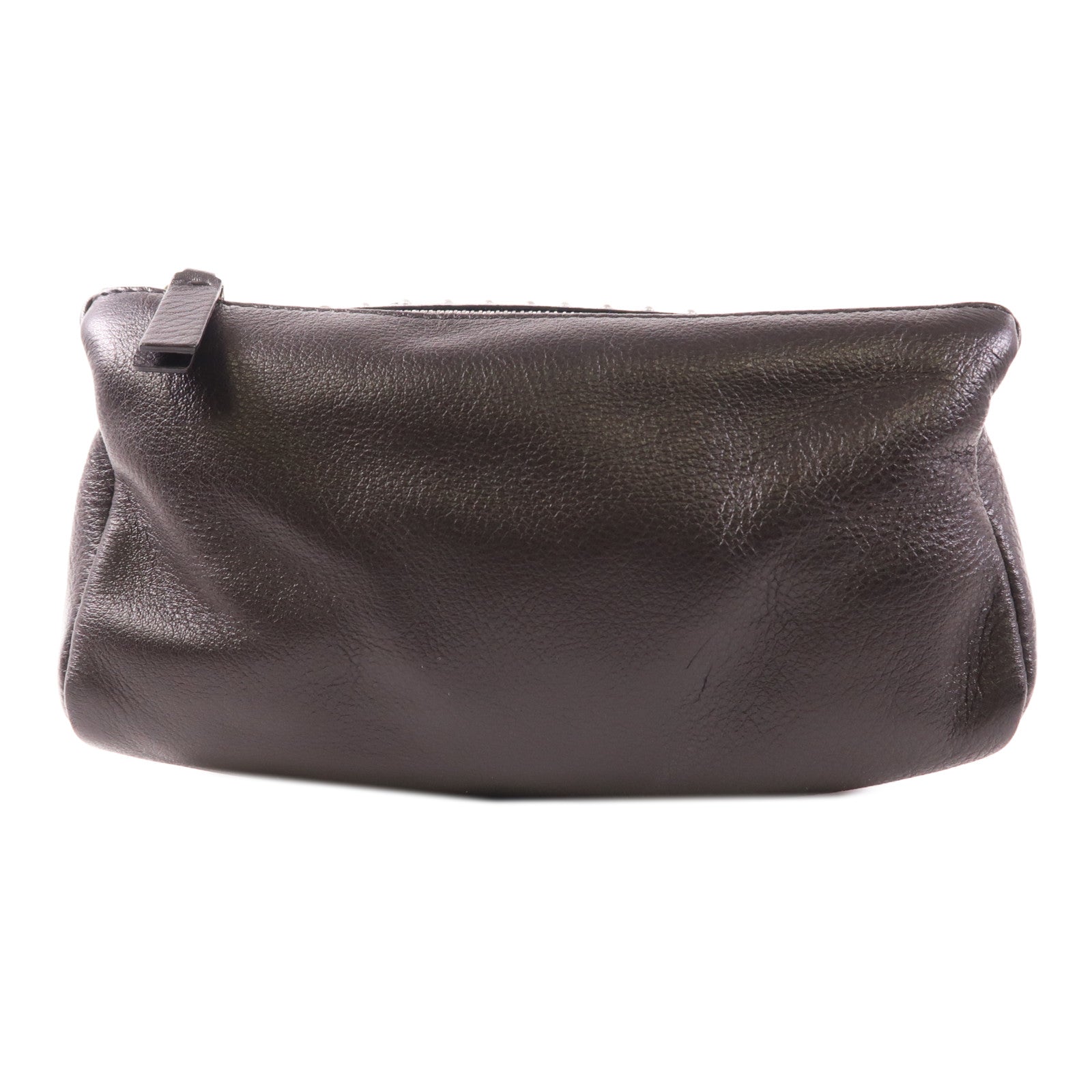 GIVENCHY 牛皮皮革Pandora Clutch銀扣手拿包