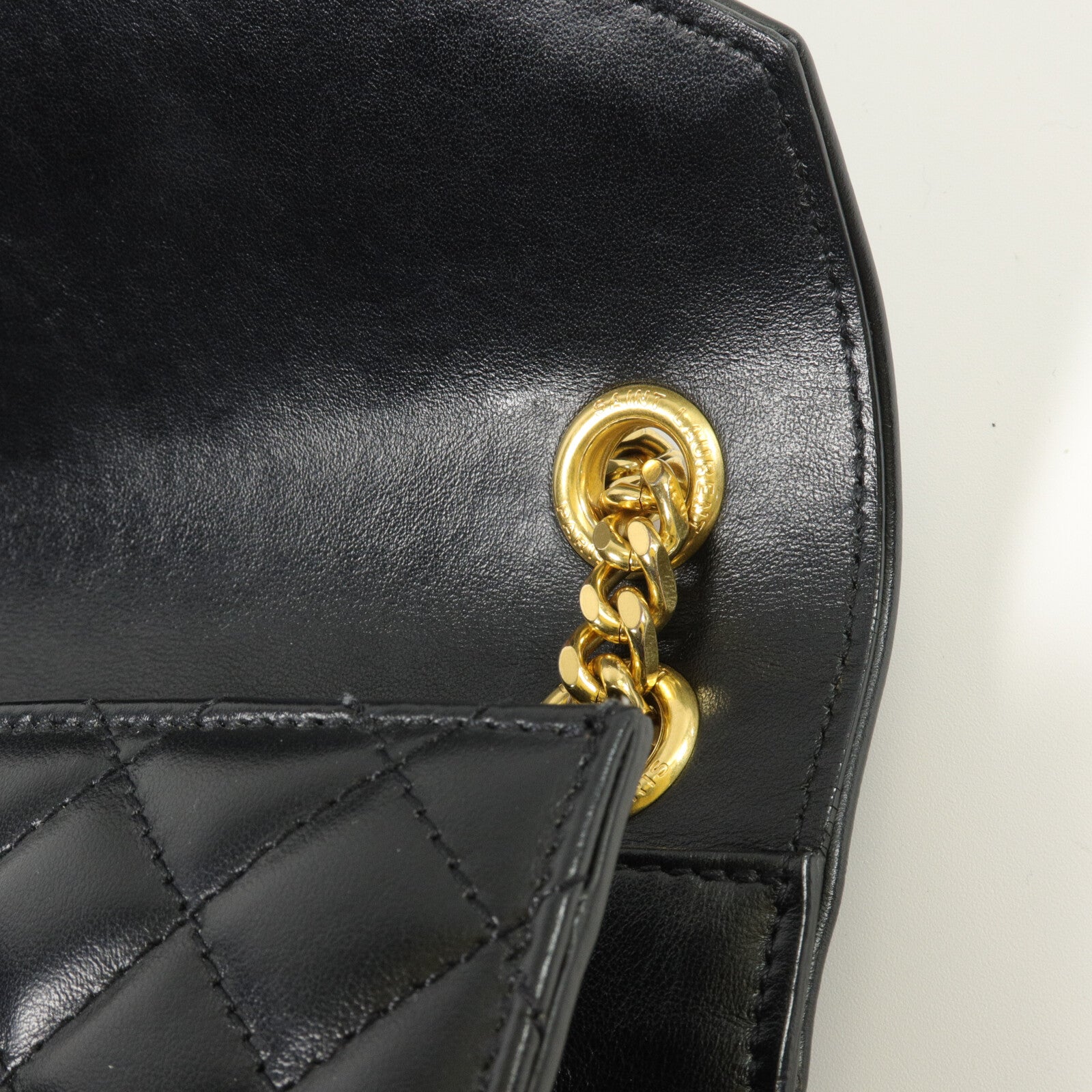 SAINT LAURENT 牛皮皮革Envelope Medium鏈帶肩背袋