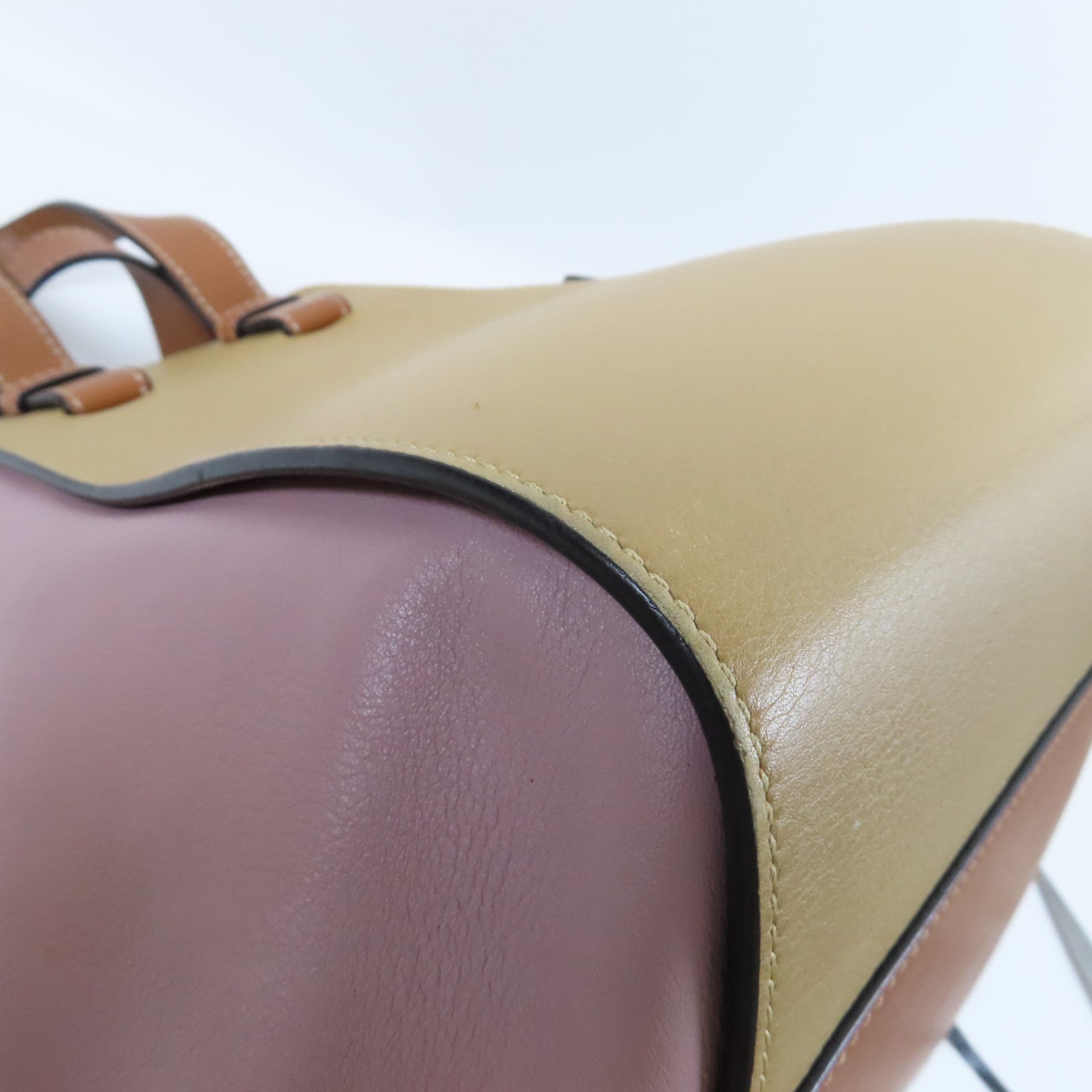 LOEWE 【激減優惠】牛皮皮革Hammock Small Bag銀扣手挽袋啡色/綠色/粉紅色