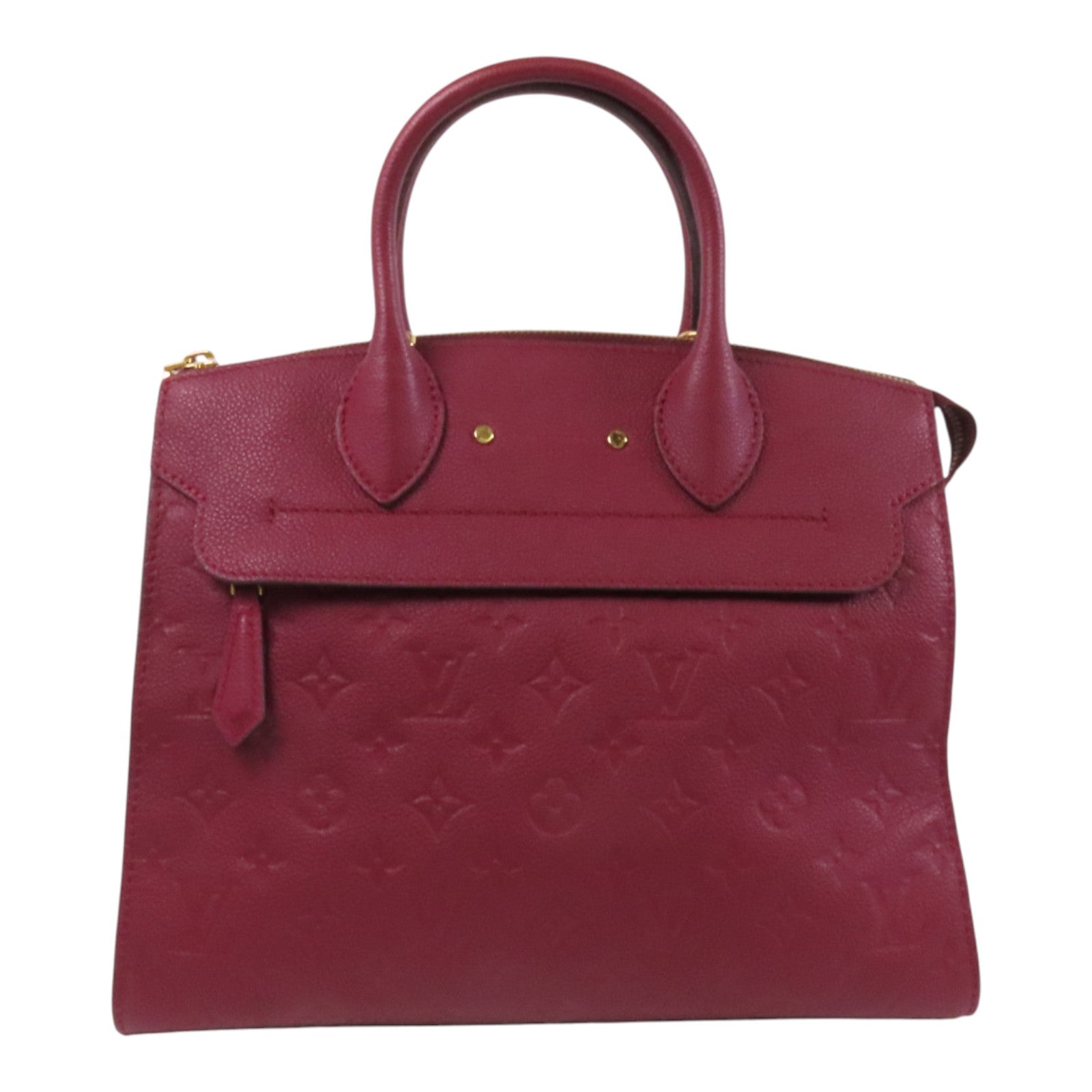 LOUIS VUITTON Monogram Empreinte Pont Neu金扣手挽袋
