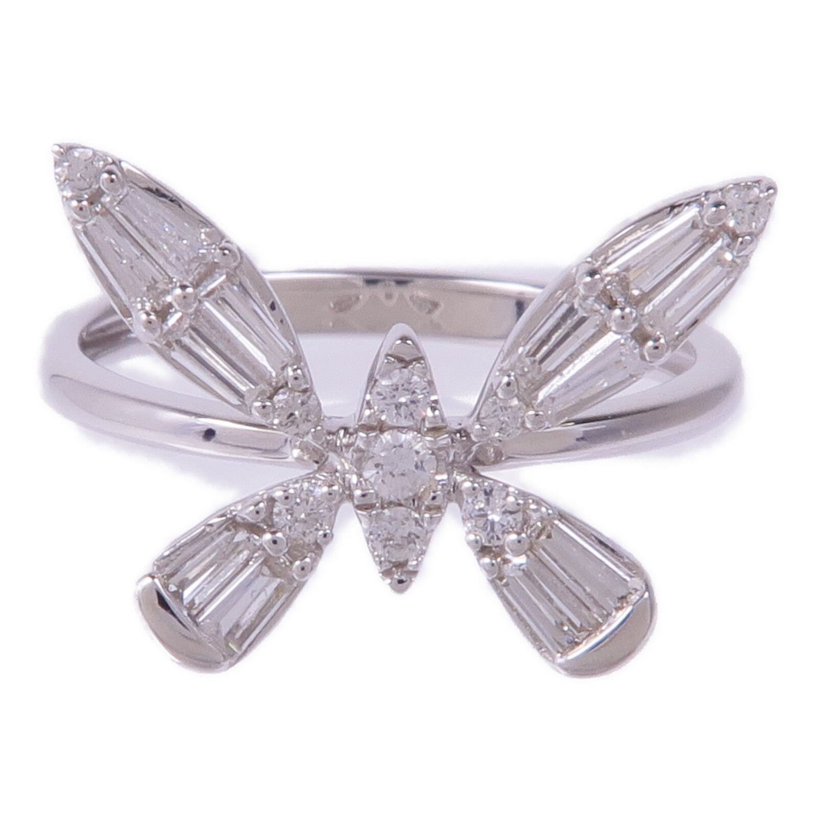 JEWELRY 【激減優惠】18K白金Diamond Ring鑽石戒指US#6.25