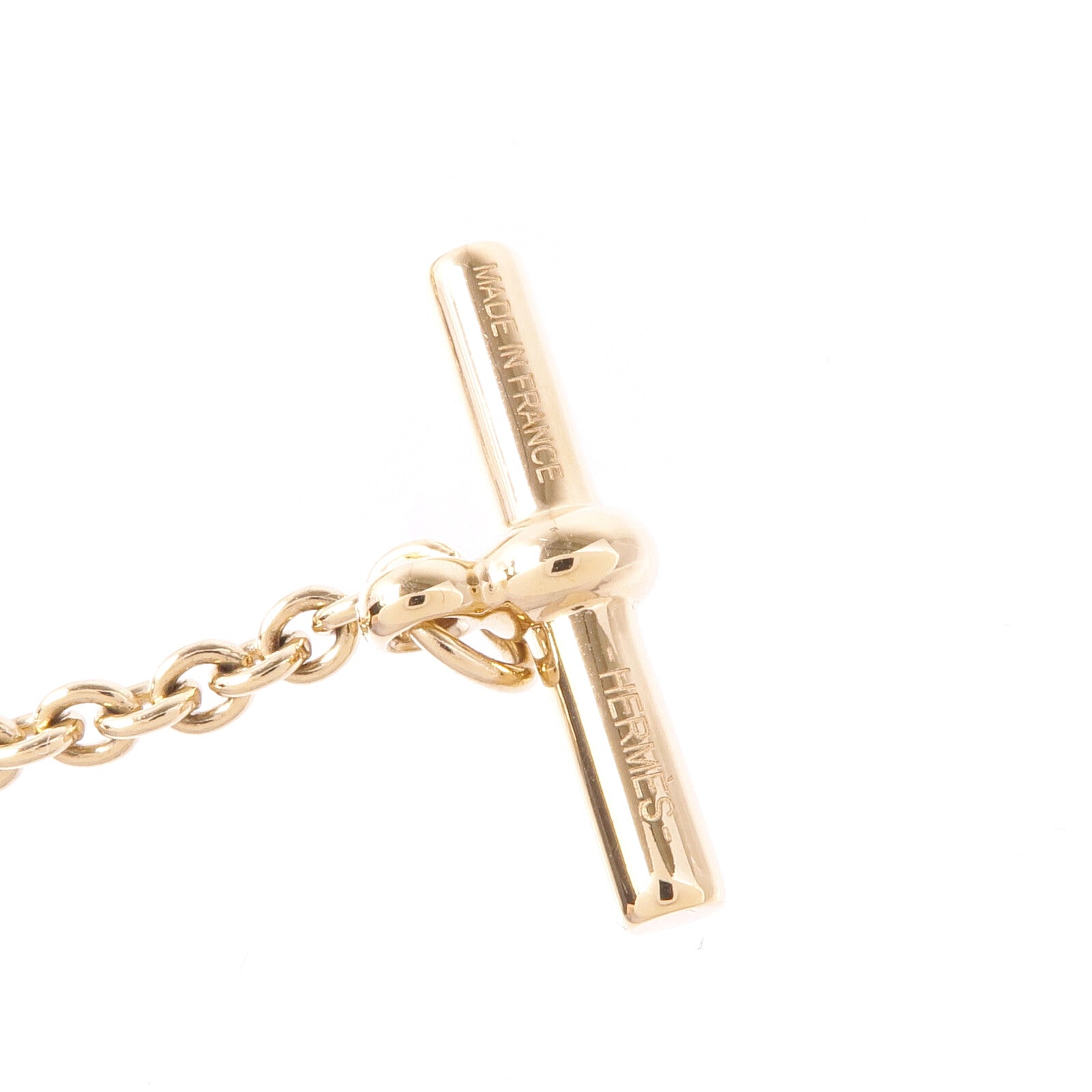 HERMES 金屬/水牛角Necklace項鍊