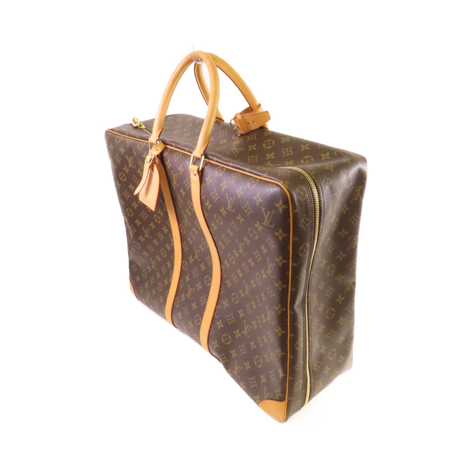 LOUIS VUITTON Monogram Sirius 55 Boston Bag金扣手提袋啡色