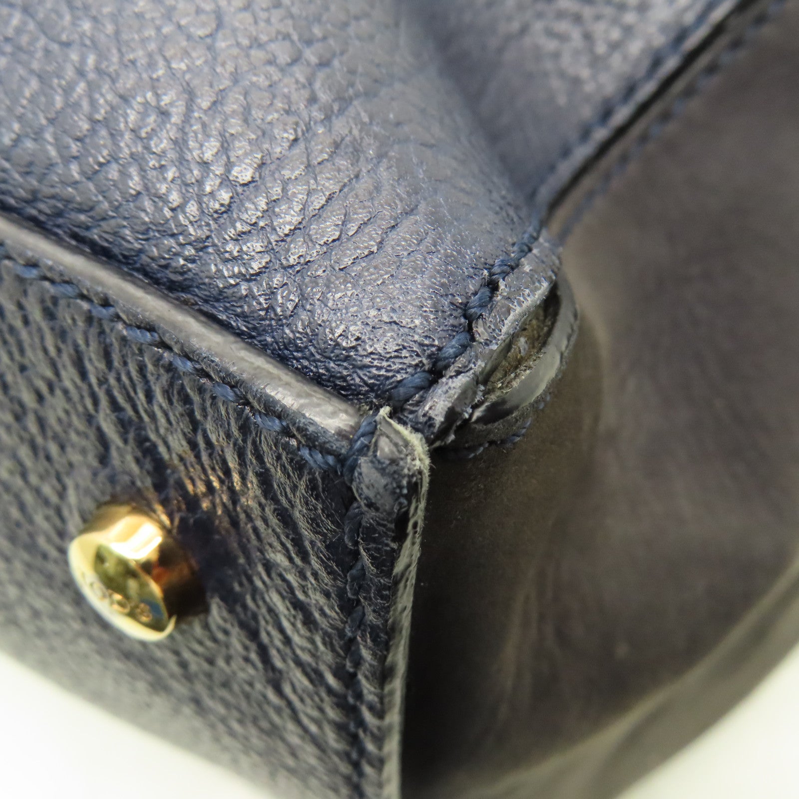TOD’S 【清倉大減價】牛皮皮革2Way Shoulder Bag手挽肩背兩用袋寶藍色