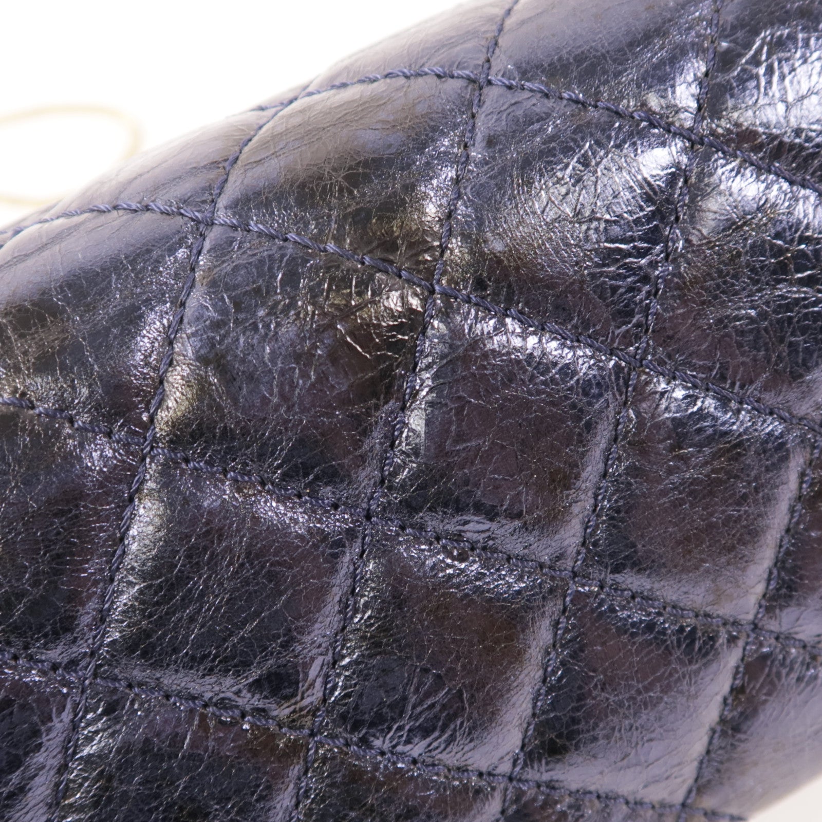 CHANEL 【激減優惠】牛皮皮革2.55金扣鏈帶肩背袋