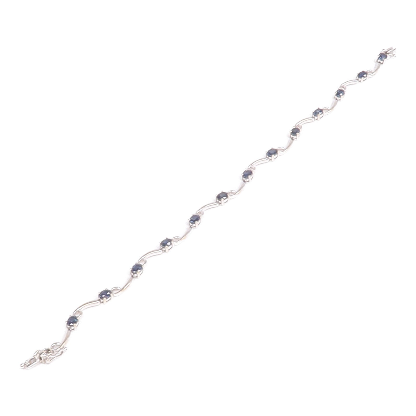 JEWELRY 18K白金Bracelet藍寶石手鏈