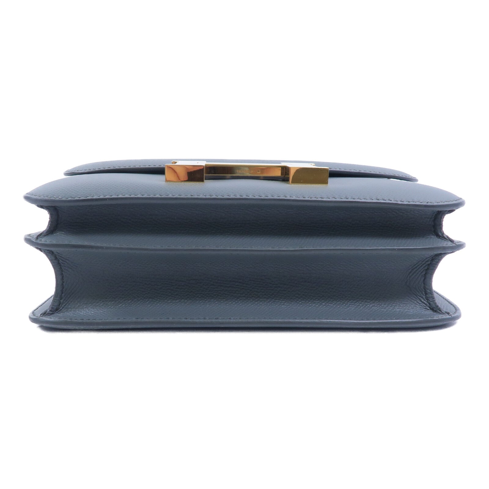 HERMES Epsom皮革Constance 24肩背袋Vert Amande
