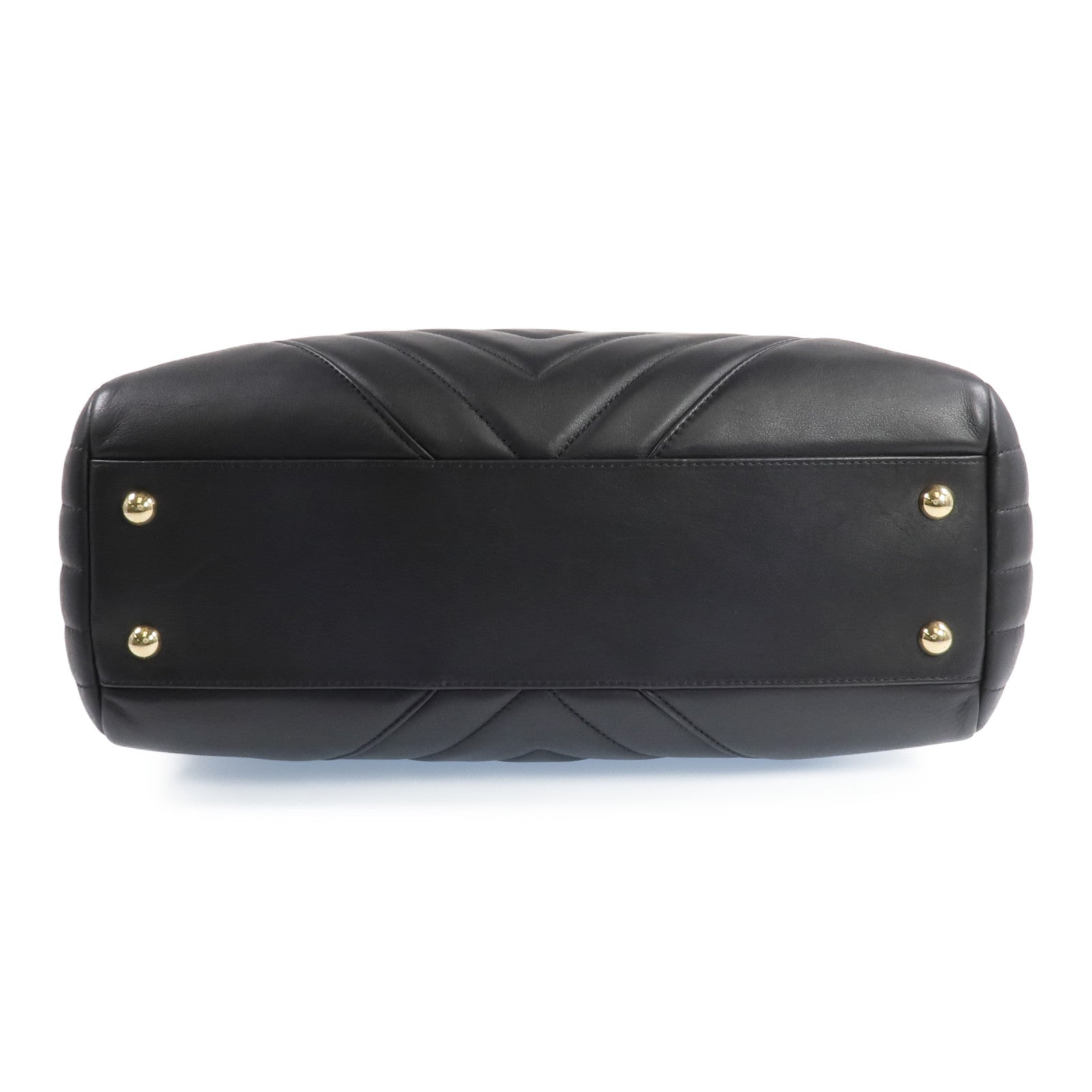 CHANEL 牛皮皮革2way Shoulder Bag金扣手挽肩背兩用袋