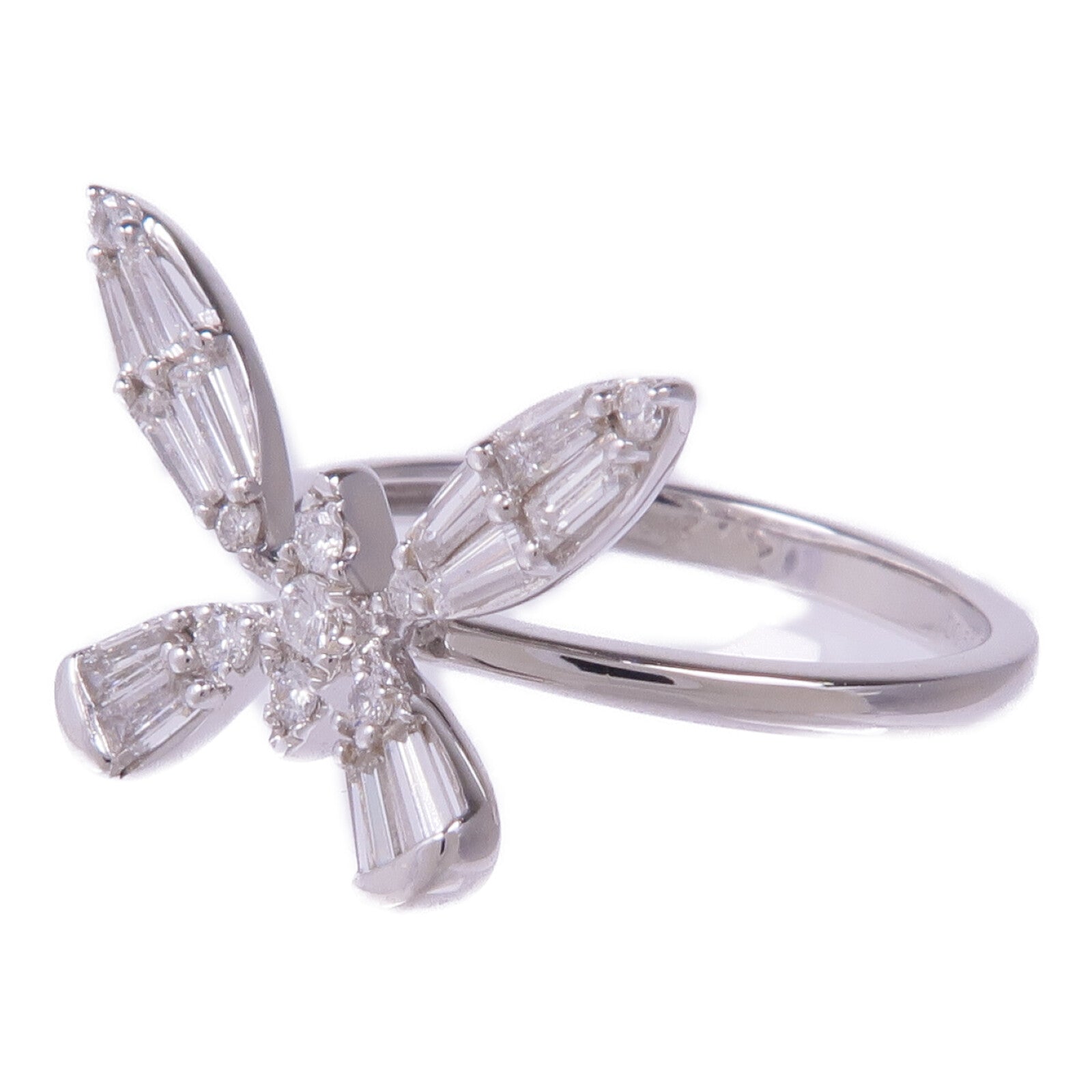JEWELRY 【激減優惠】18K白金Diamond Ring鑽石戒指US#6.25