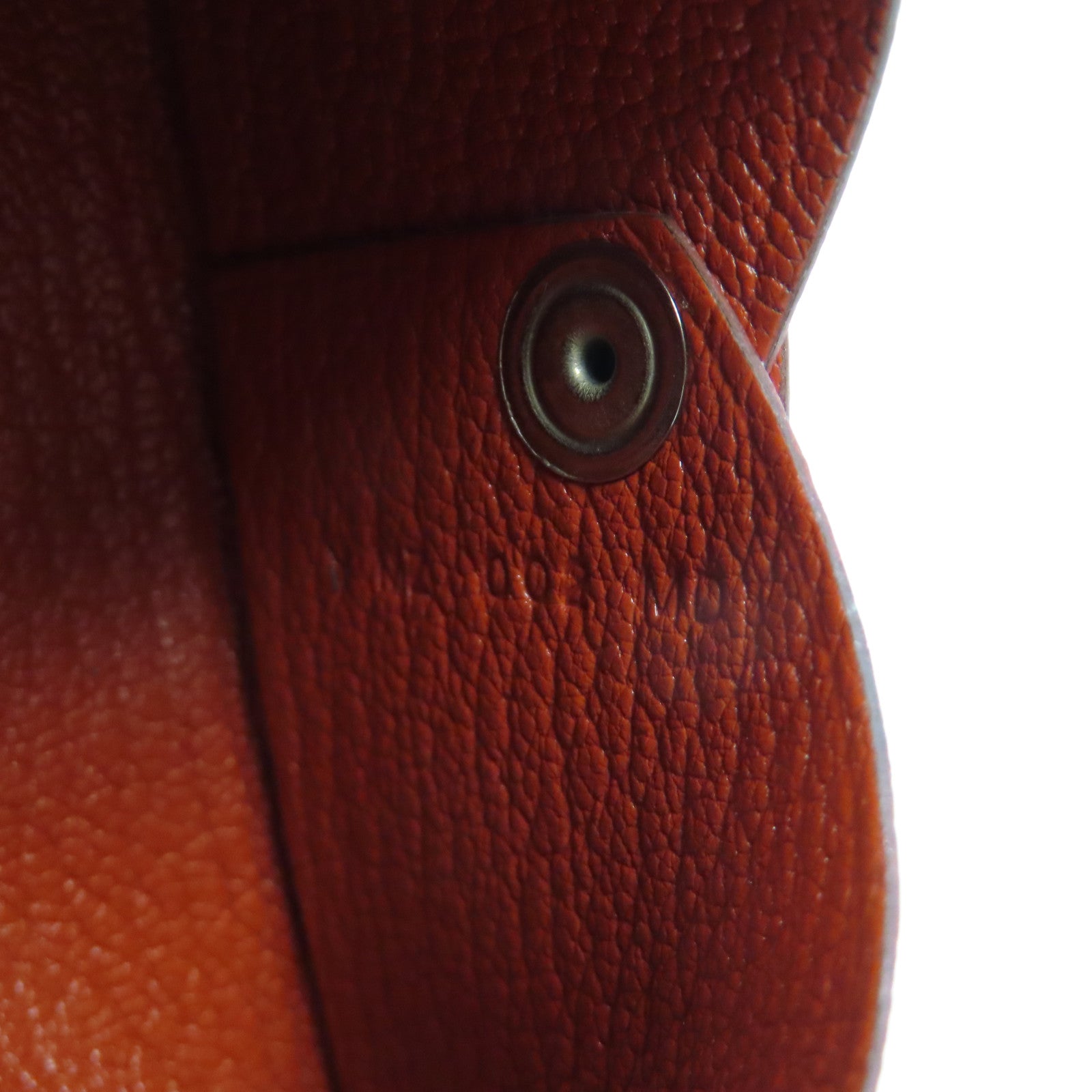 HERMES Evercolor皮革Porte-cartes Calvi銀扣卡片套粉紅色