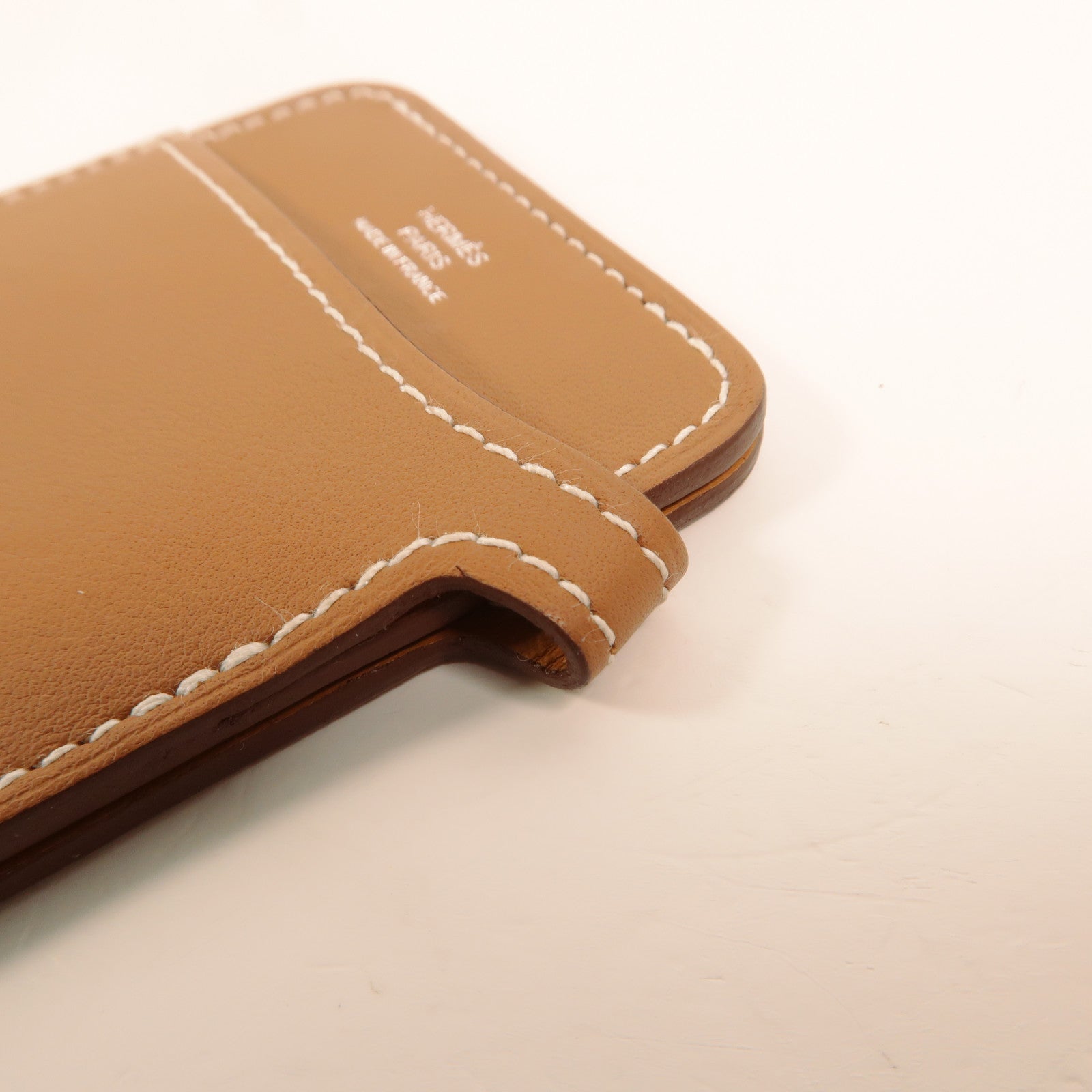 HERMES Swift皮革Magsafe Card Holder卡片套Gold