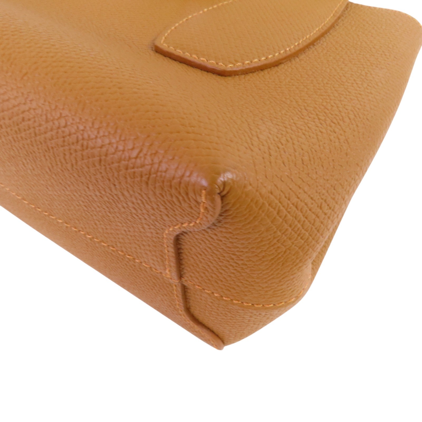 Longchamp 牛皮皮革2Way Shoulder Bag銀扣手挽肩背兩用袋