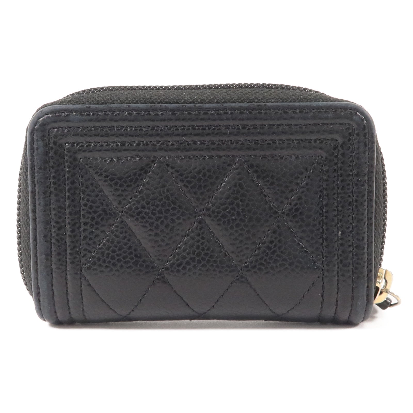 CHANEL 牛皮皮革Boy Chanel Zipped Coin Purse零錢包