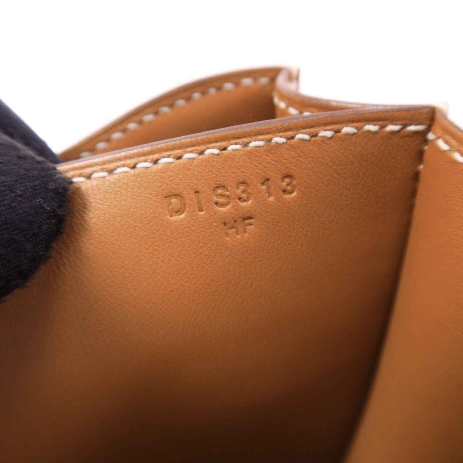 HERMES Epsom皮革Constance Mini肩背袋Gold