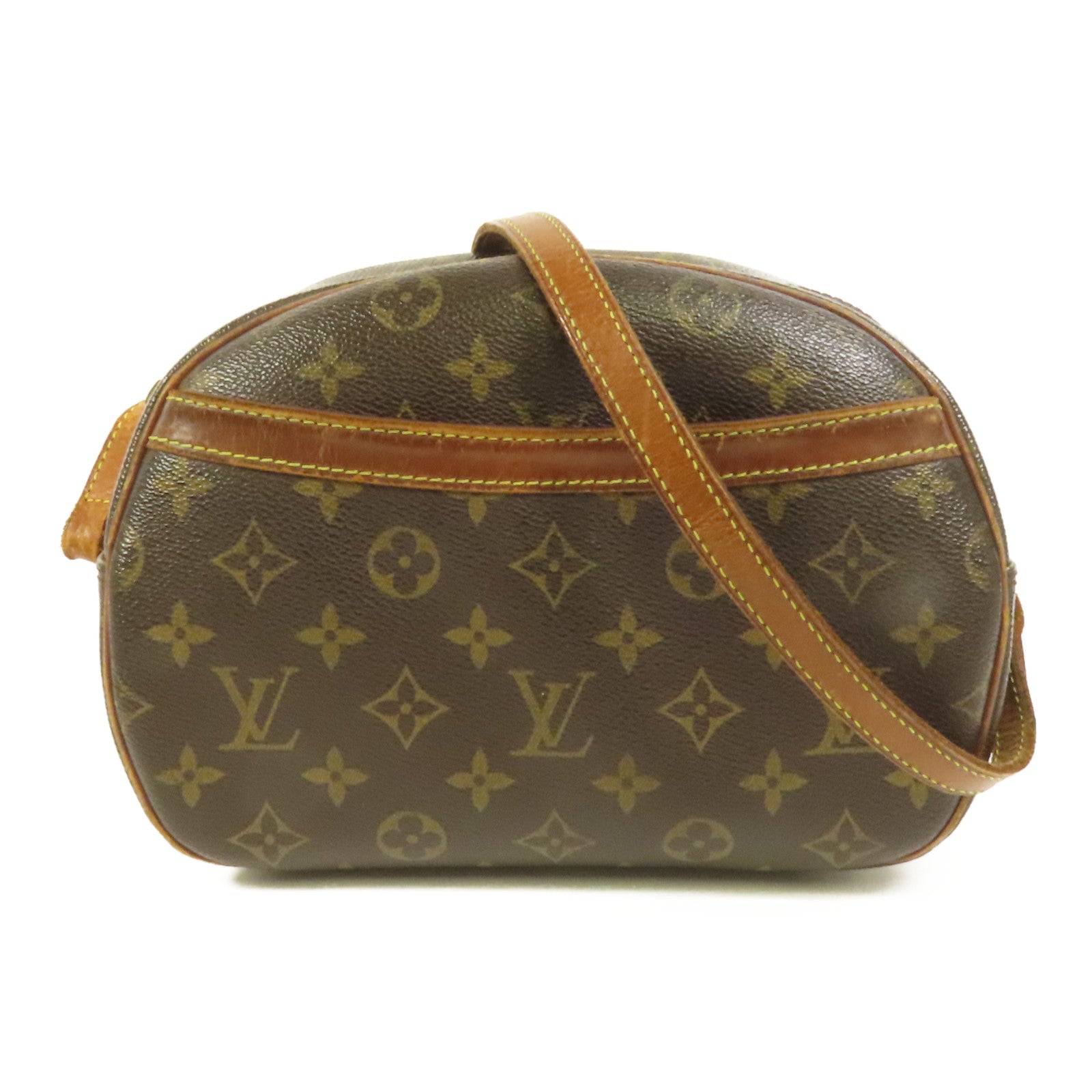 LOUIS VUITTON Monogram Blois金扣肩背袋棕色