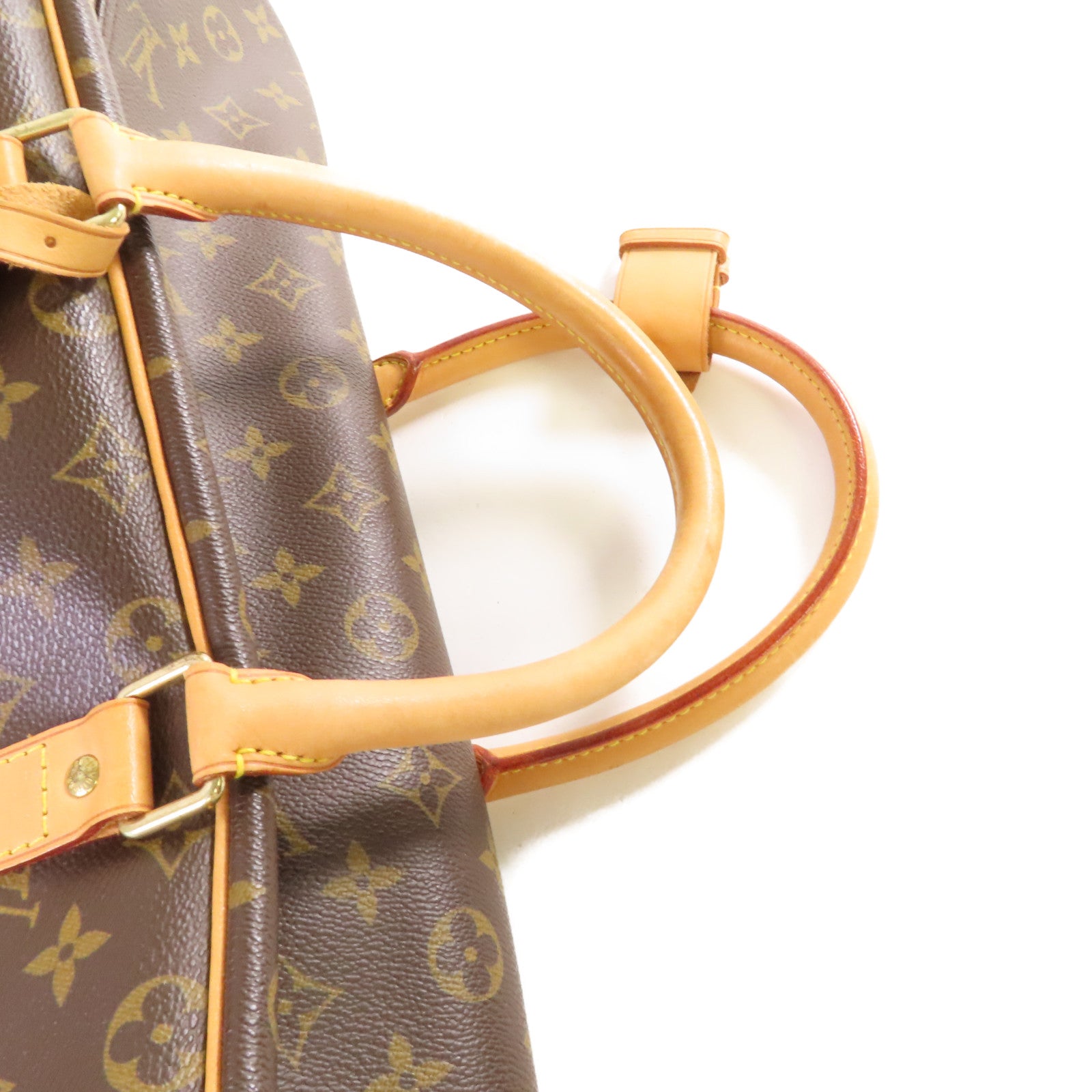 LOUIS VUITTON Monogram Sirius 55 Boston Bag金扣手提袋啡色