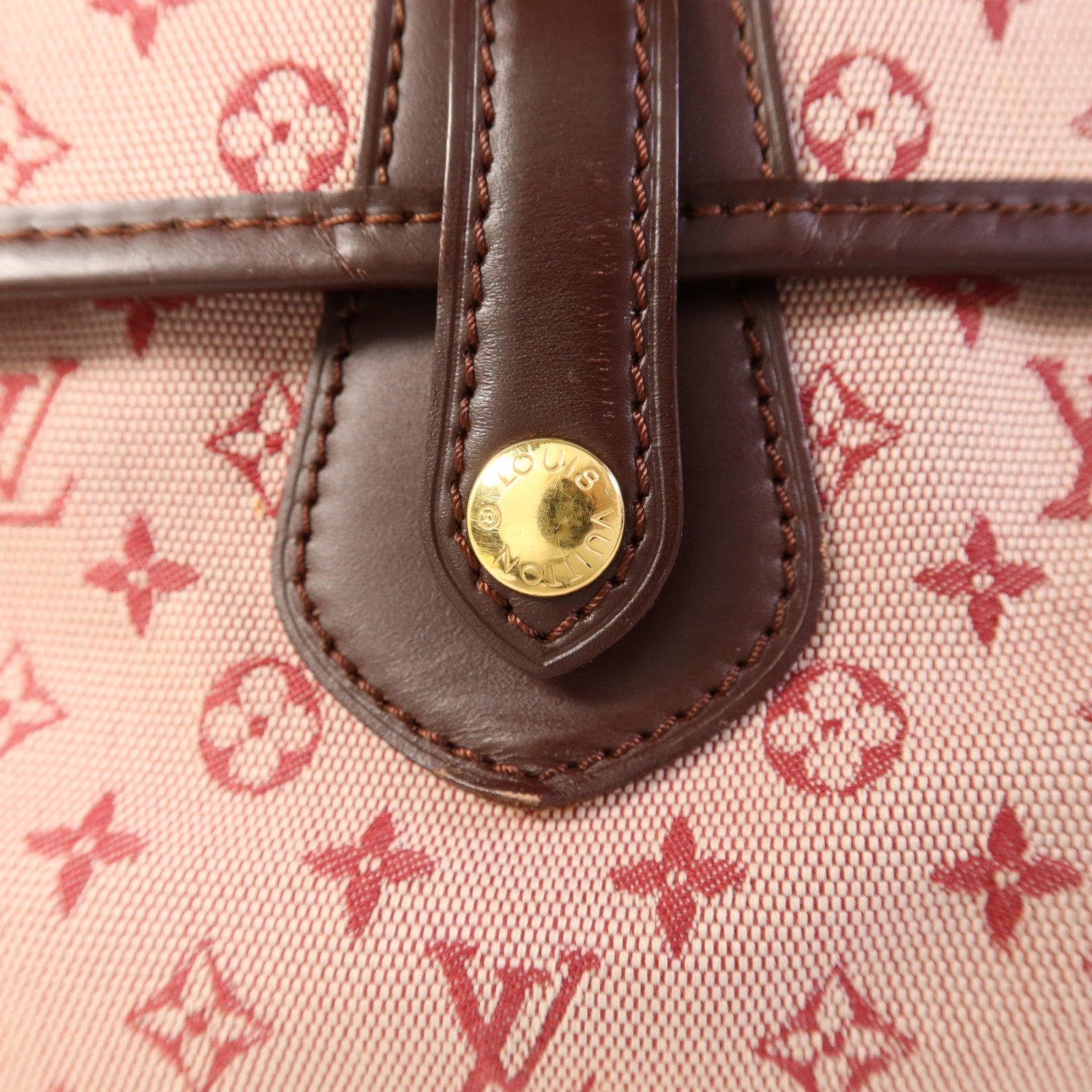 LOUIS VUITTON Monogram Mini Sac Marie Kate金扣手挽袋