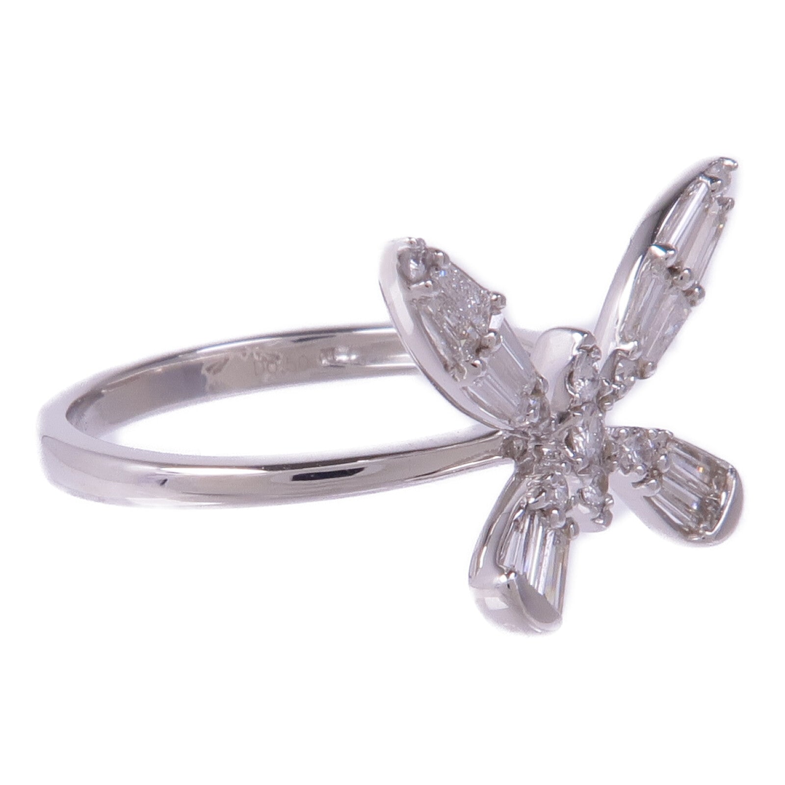 JEWELRY 【激減優惠】18K白金Diamond Ring鑽石戒指US#6.25