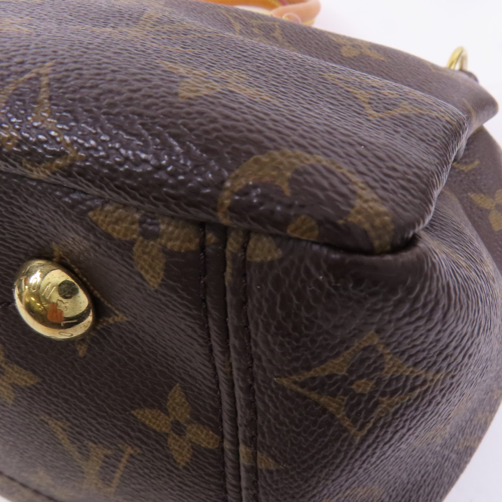 LOUIS VUITTON Monogram Pallas金扣手挽肩背兩用袋