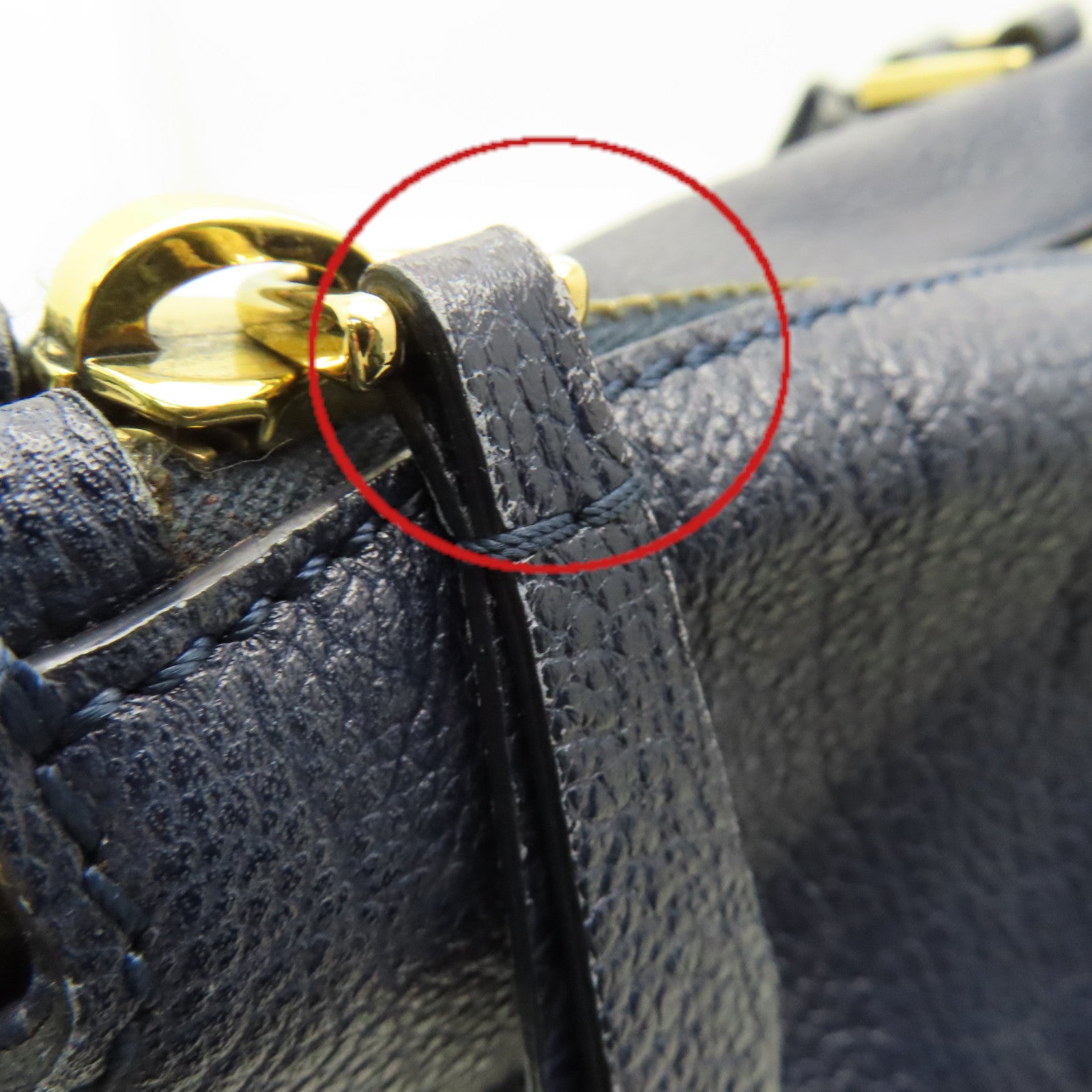 TOD’S 【清倉大減價】牛皮皮革2Way Shoulder Bag手挽肩背兩用袋寶藍色