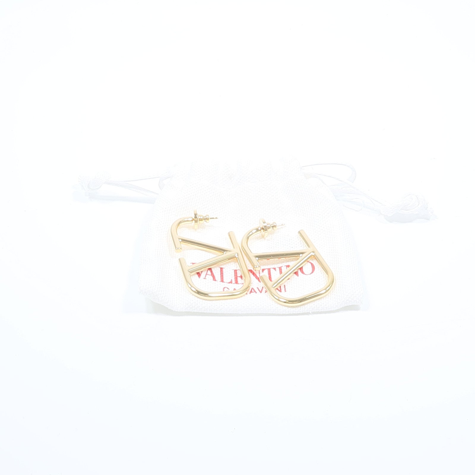 Valentino 金屬Vlogo Signature Metal Earrings耳環