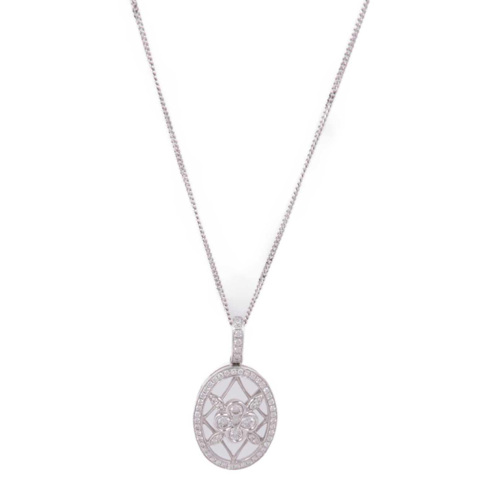 JEWELRY 【激減優惠】18K白金Diamond Necklace鑽石項鍊